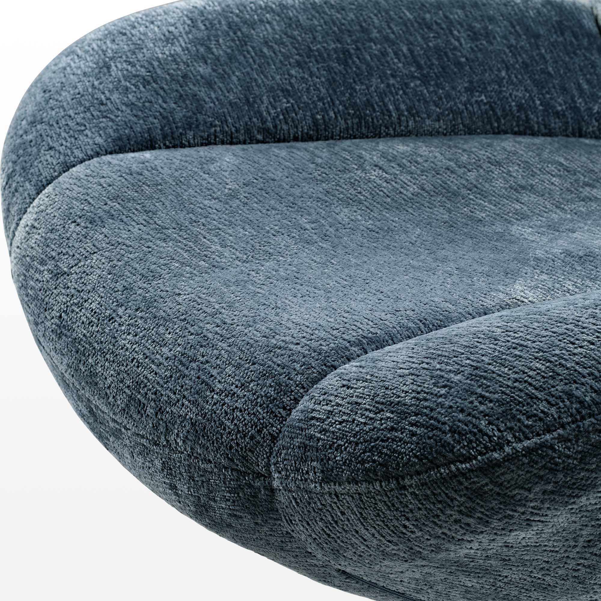 Henry Chenille Swivel Lounge Chair - Modern Velvet Accent Chair with 360° Rotation for Living Room, Bedroom, or Office - Perfect for Relaxing, Reading, and Entertaining Guests