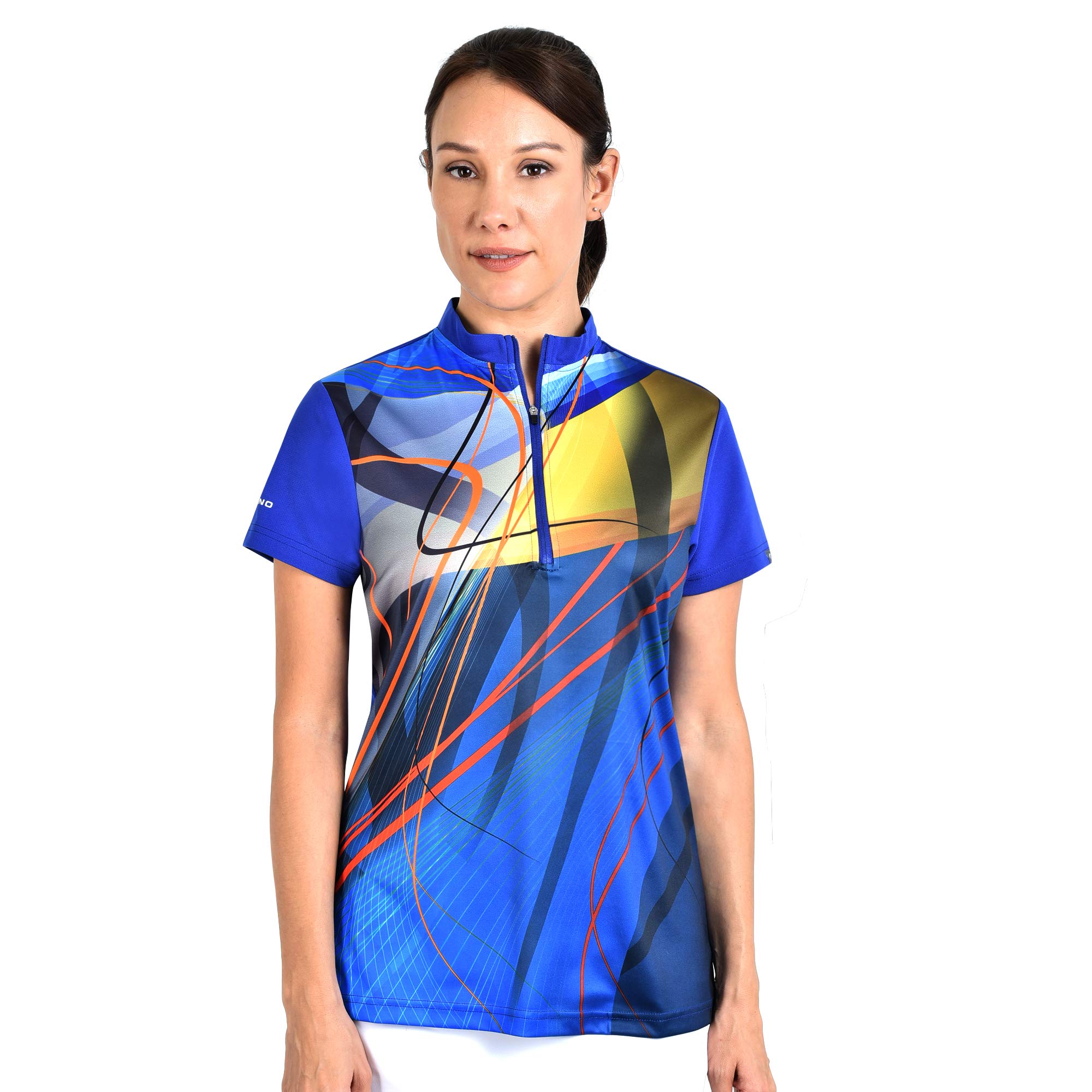 Women's Bowling Jersey - Moisture-Wicking & Quick-Dry Sublimation Printed Shirt (Sizes S-5XL) - Perfect for Bowling Leagues, Tournaments & Casual Play