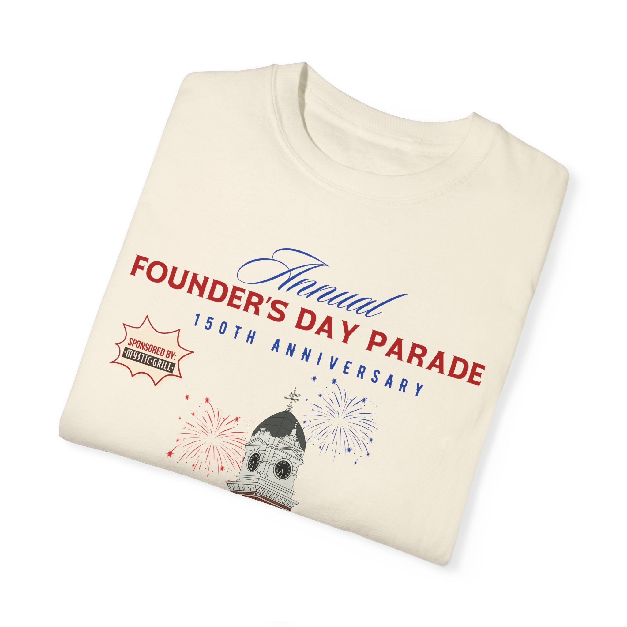 Founder's Day Parade T-Shirt - Comfortable Cotton Tee for Patriotic Celebrations & Community Events