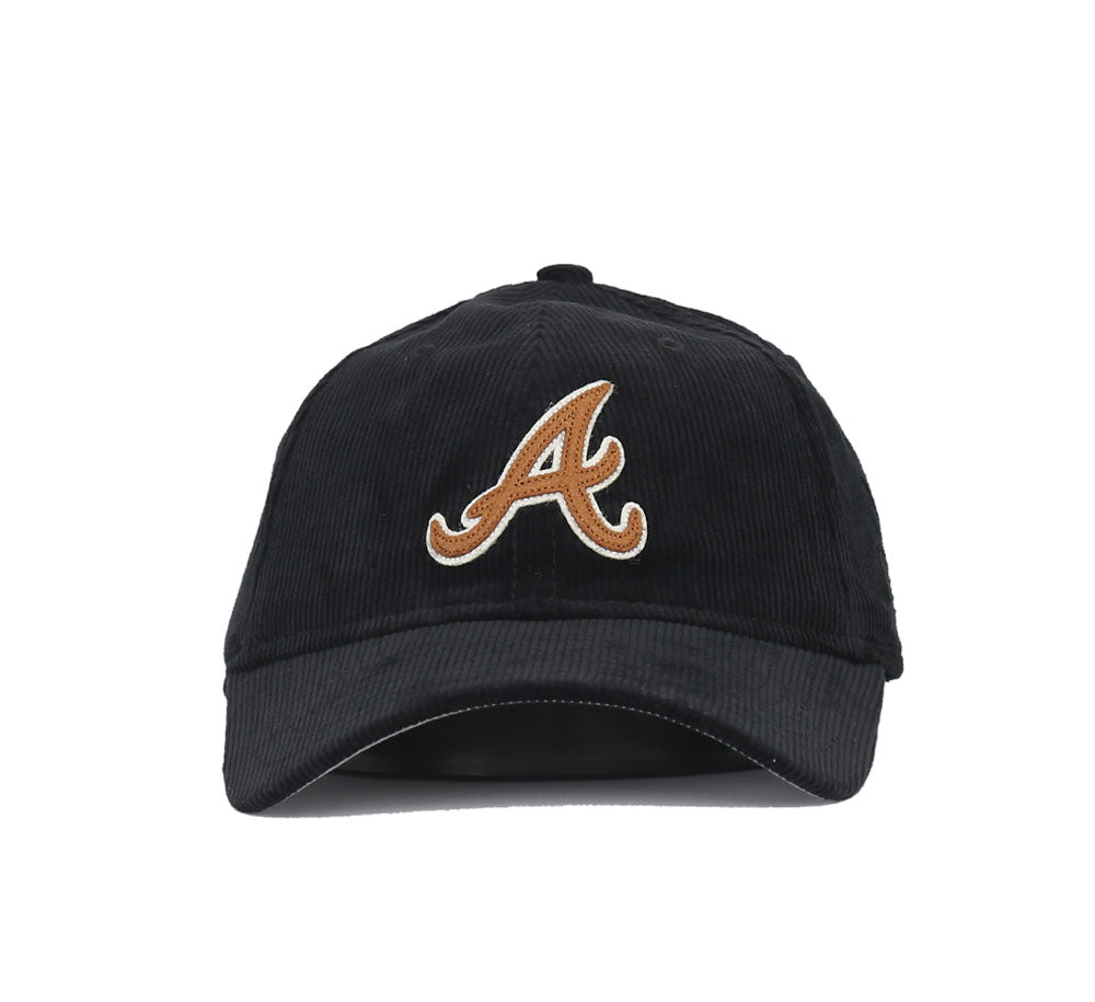 Adjustable Atlanta Braves Corduroy 920 Hat - Perfect for Baseball Games, Fan Events & Casual Wear