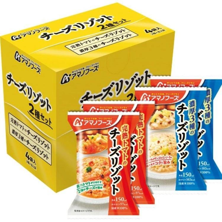 Amano Foods Cheese Risotto Freeze Dried Rice Dish - 4 Servings | Easy Camping & Emergency Food | Quick Meal for Hiking, Backpacking & Outdoor Adventures