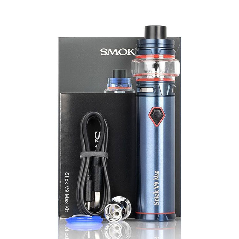 SMOK Stick V9 Max Vape Kit - 4000mAh Battery, Sub-Ohm Tank, Adjustable Airflow - Perfect for Cloud Chasing & All-Day Vaping