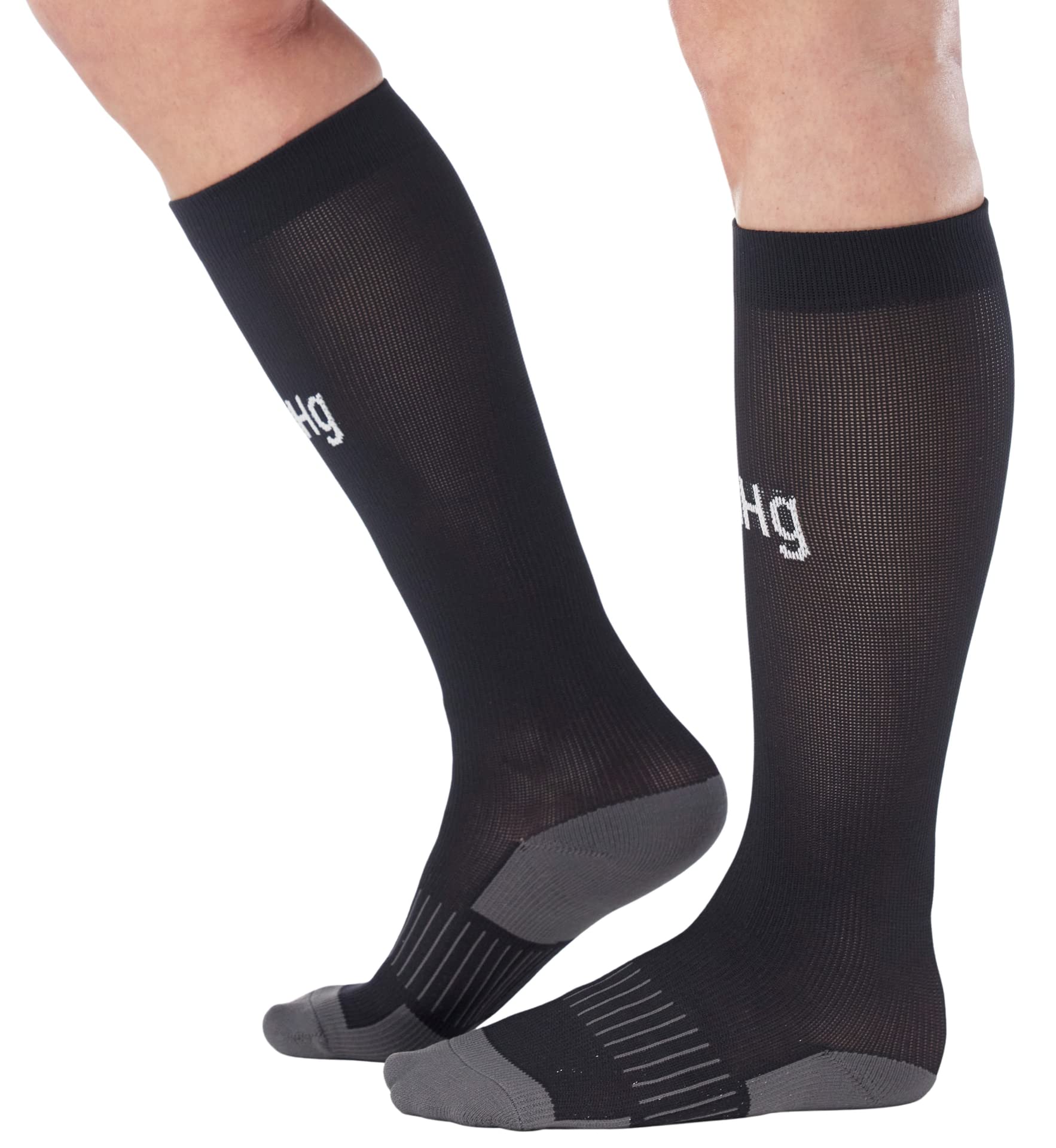 20-30 mmHg Compression Knee High Socks for Women & Men - Medical Grade Support for Circulation, Swelling & Varicose Veins - Perfect for Travel, Sports & Recovery - Made in USA