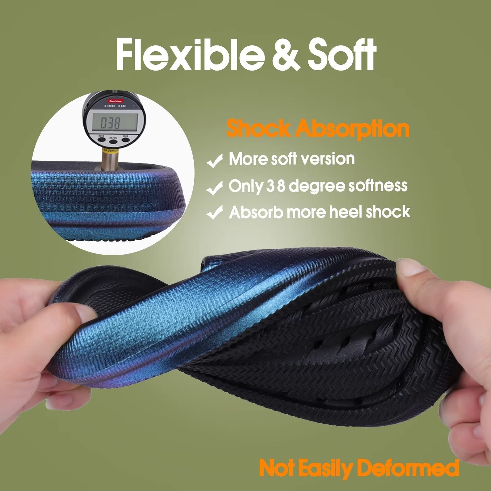 EQUICK Cloud Slides Pillow Slippers for Women and Men - Ultra Soft Bathroom Slippers with Cushioned Thick Sole | Shower Sandals for Indoor & Outdoor Use | Perfect for Home, Spa, Poolside, and Relaxation