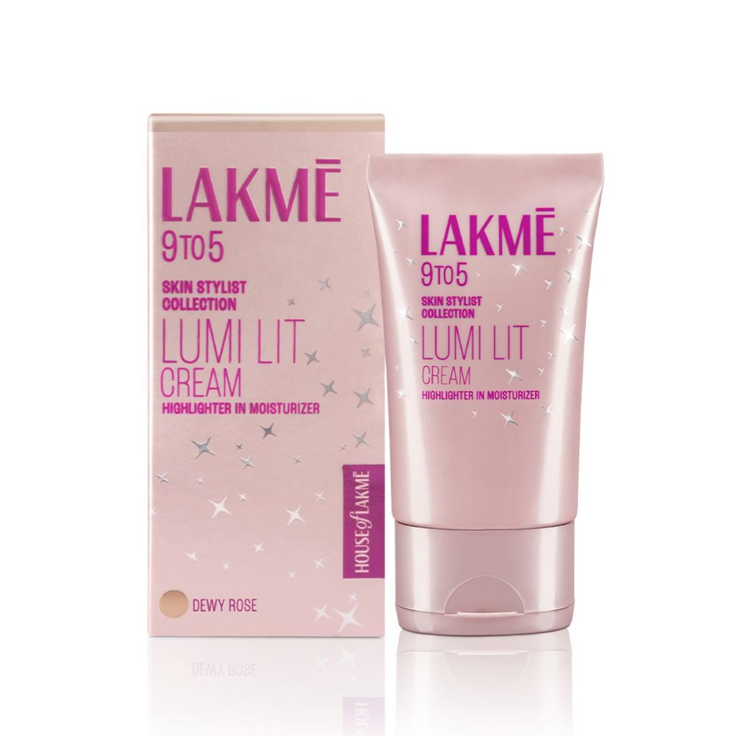 LAKMÉ Lumi Skin Cream Dew Rose 60G - Hydrating Face Moisturizer for Glowing Skin | Day & Night Cream for Dry & Dull Skin | Perfect for Daily Skincare Routine & Makeup Prep