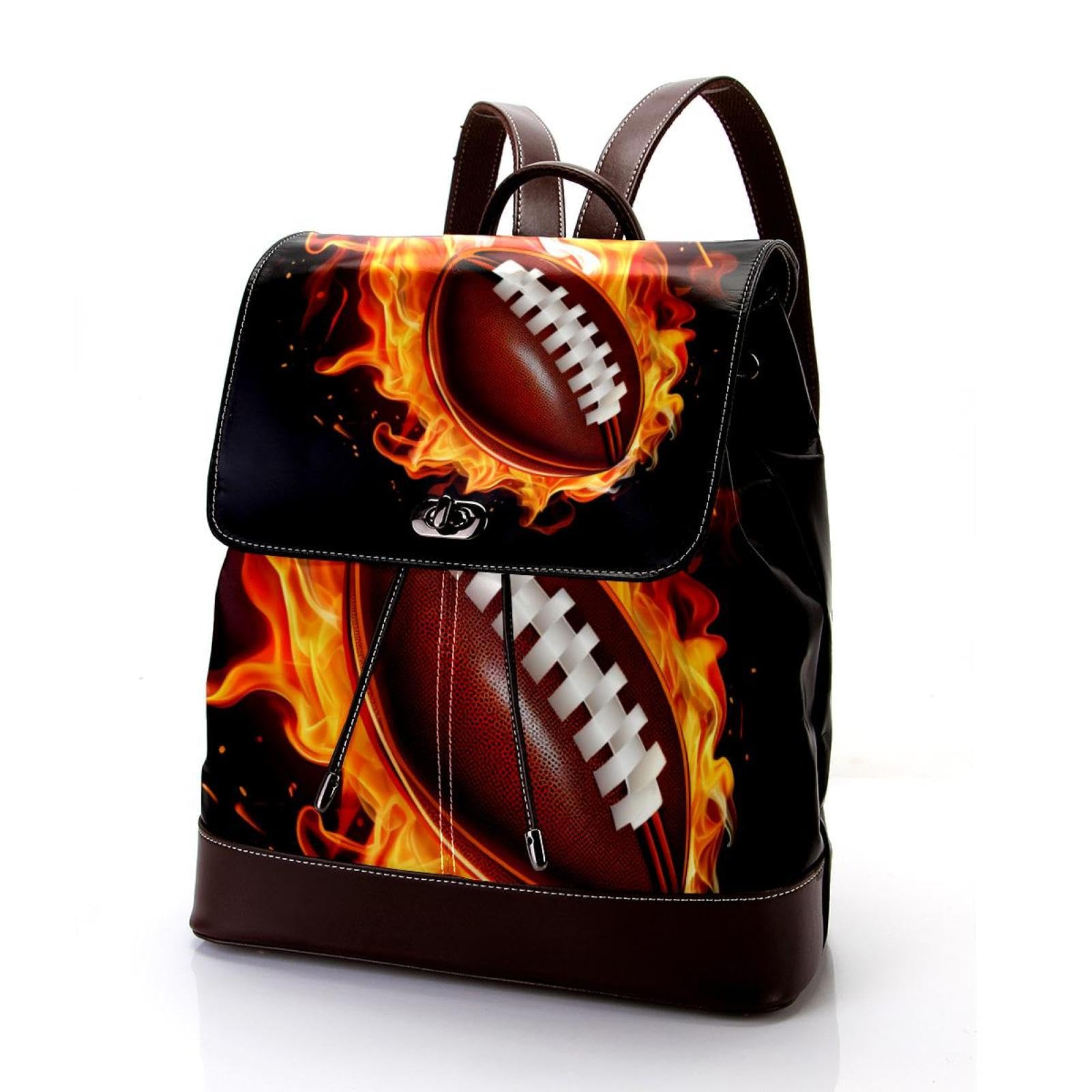 Premium Travel Backpack for Men & Women - Durable American Football Design Backpack for Hiking, Gym, Work & College