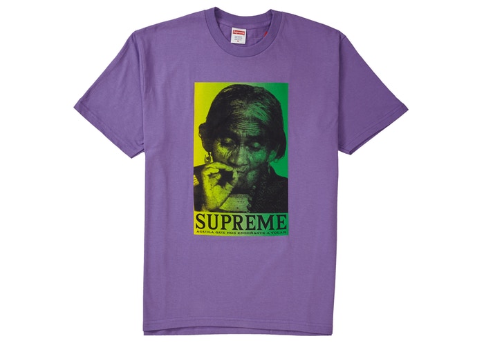 Supreme Aguila T-Shirt for Men - Soft Cotton Purple Tee - Streetwear Fashion for Casual Wear & Urban Style