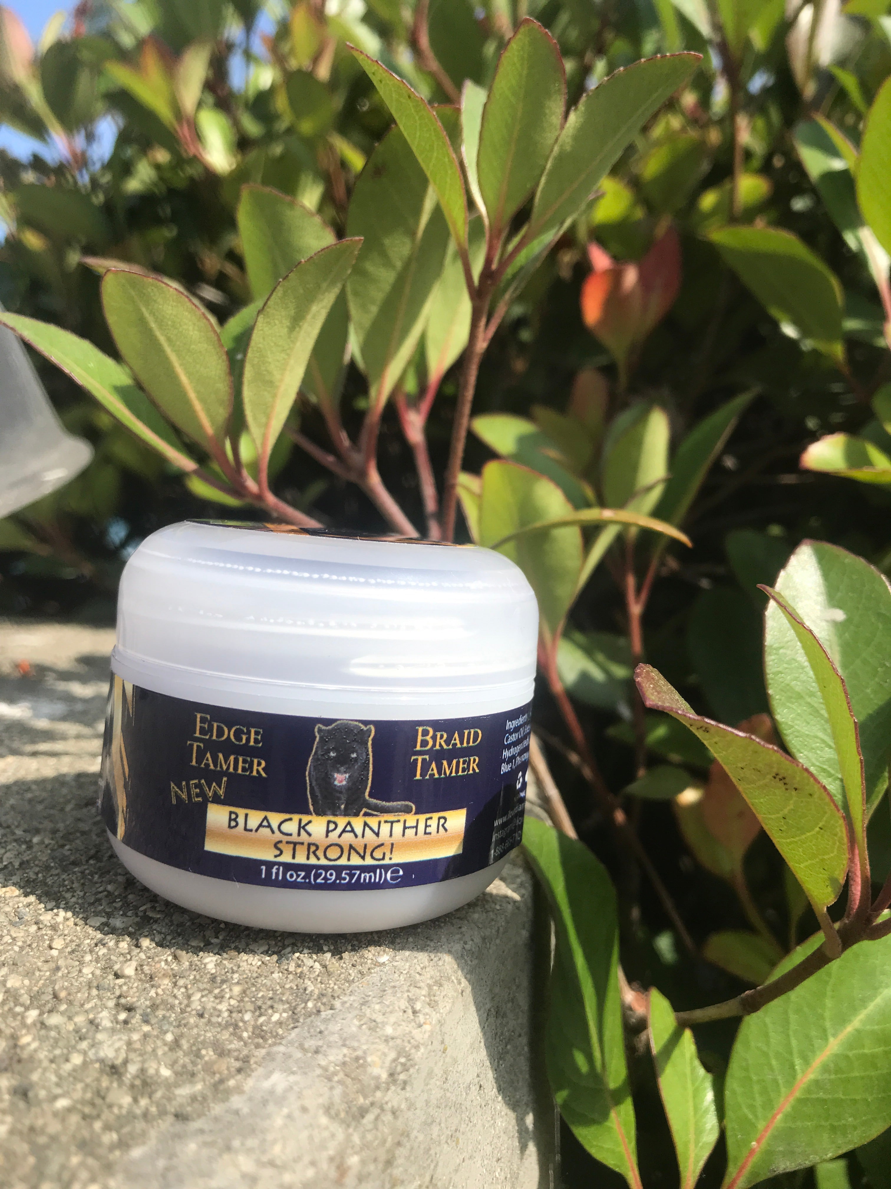 Black Panther Edge Control 1oz - Diamond Edges Hair Gel for Strong Hold & Shine - Perfect for Braids, Twist Outs & Natural Hairstyles