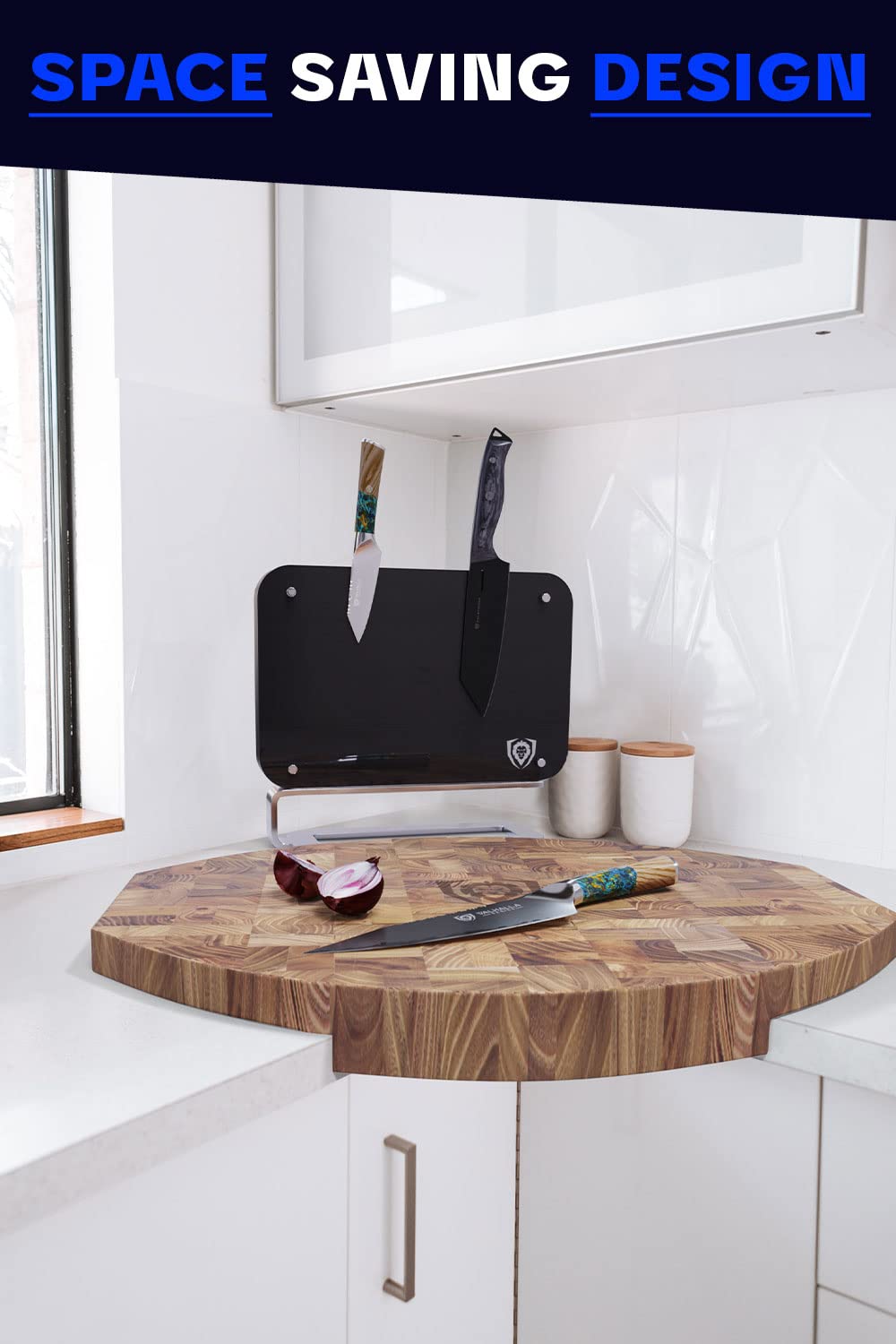 Premium Dalstrong Corner Counter Cutting Board - Extra Large 24