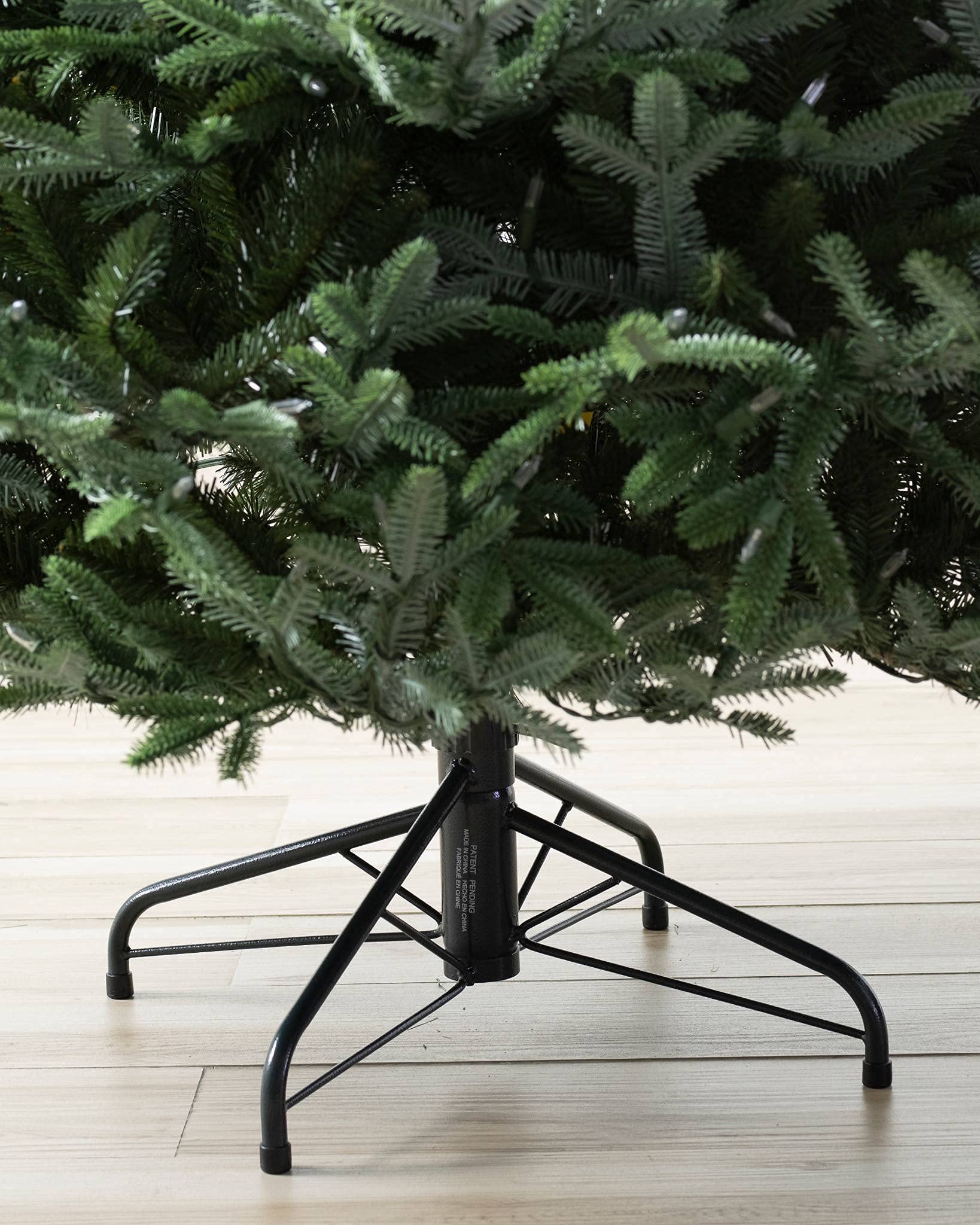 Balsam Hill 5ft Pre-Lit Artificial Christmas Tree - European Silver Fir with Energy-Efficient LED Clear Lights | Perfect for Home, Office & Holiday Decorations