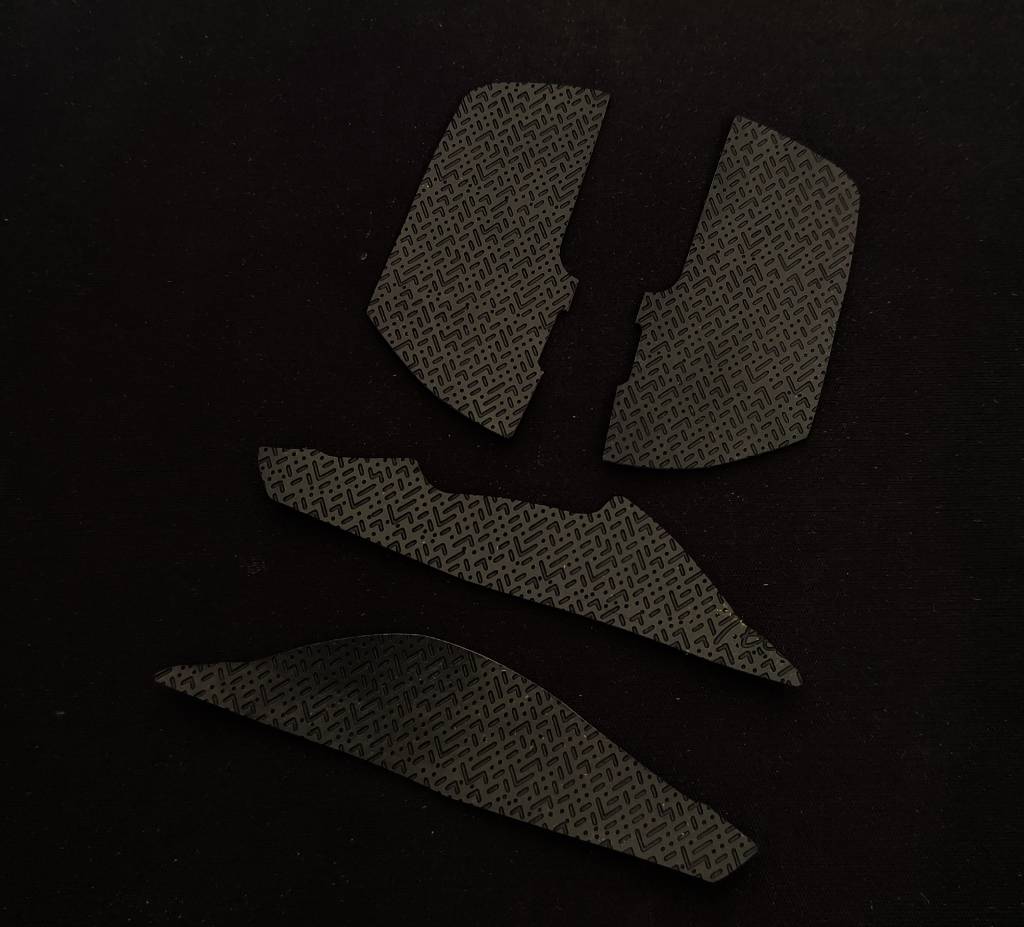 BT.L Mouse Grip for Glorious Model O - Non-Slip Rubber Gaming Mouse Grip Tape (Black) | Improve Control & Comfort for FPS, MOBA, and Esports Gaming