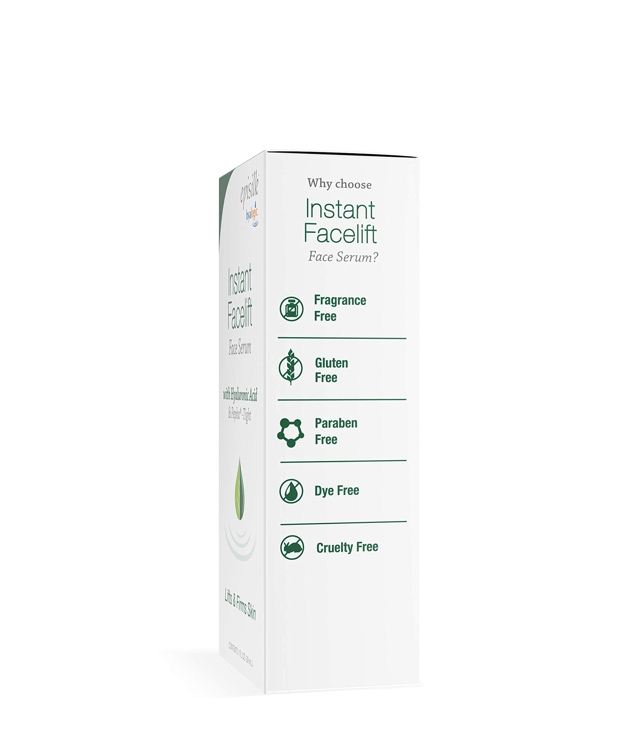 Best Instant Facelift Serum with Hyaluronic Acid & Pepha-Tight - Anti-Aging Face Serum to Lift, Firm & Tighten Skin - Reduces Fine Lines & Wrinkles - 1 fl oz by Hyalogic Epsilk - Perfect for Daily Skincare Routine & Nighttime Anti-Aging Treatment
