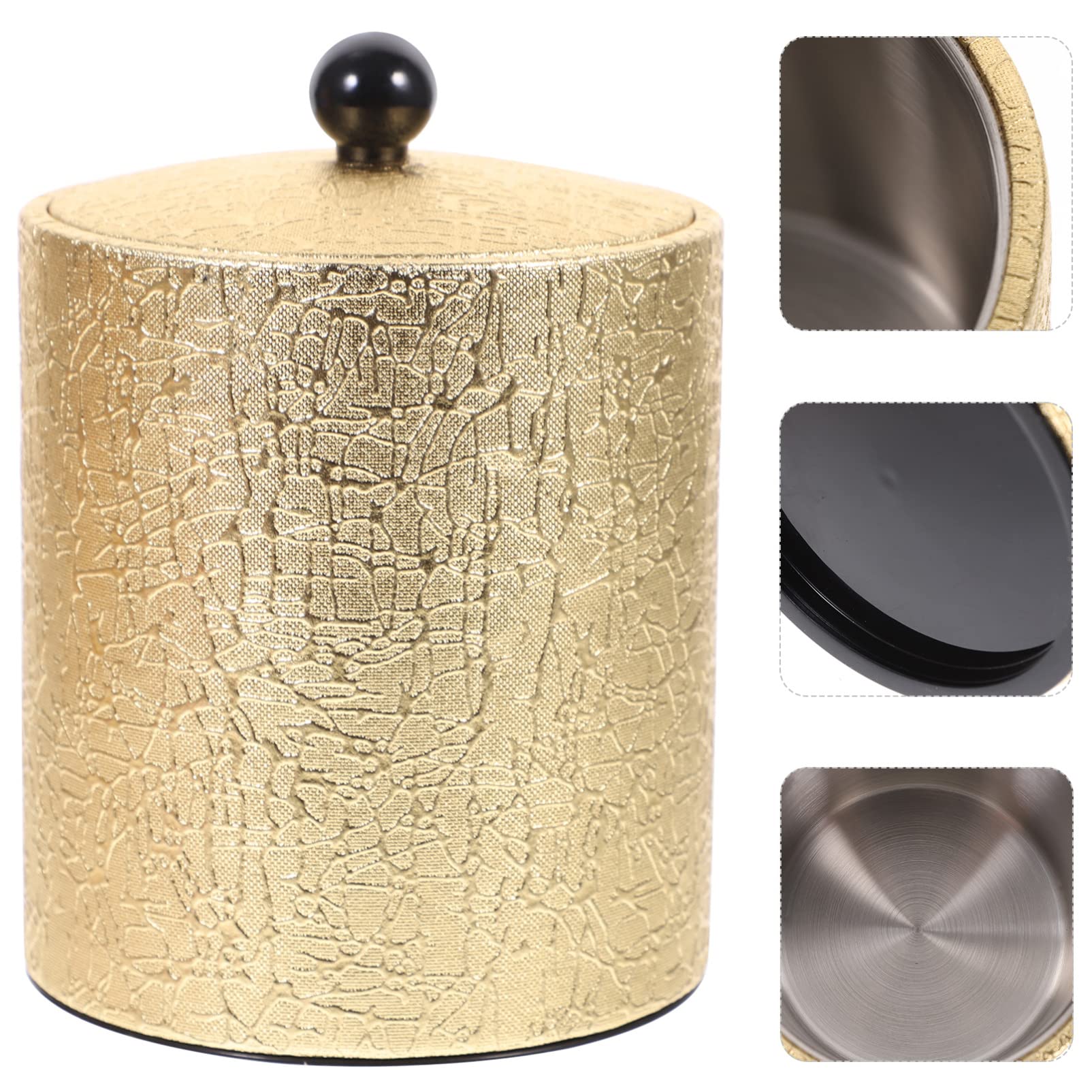 Premium Stainless Steel Ice Bucket with Lid & Ice Tongs - Gold Wine Chiller for Cocktails, Whisky & Champagne - Perfect for Home Bars, Parties & Wedding Receptions