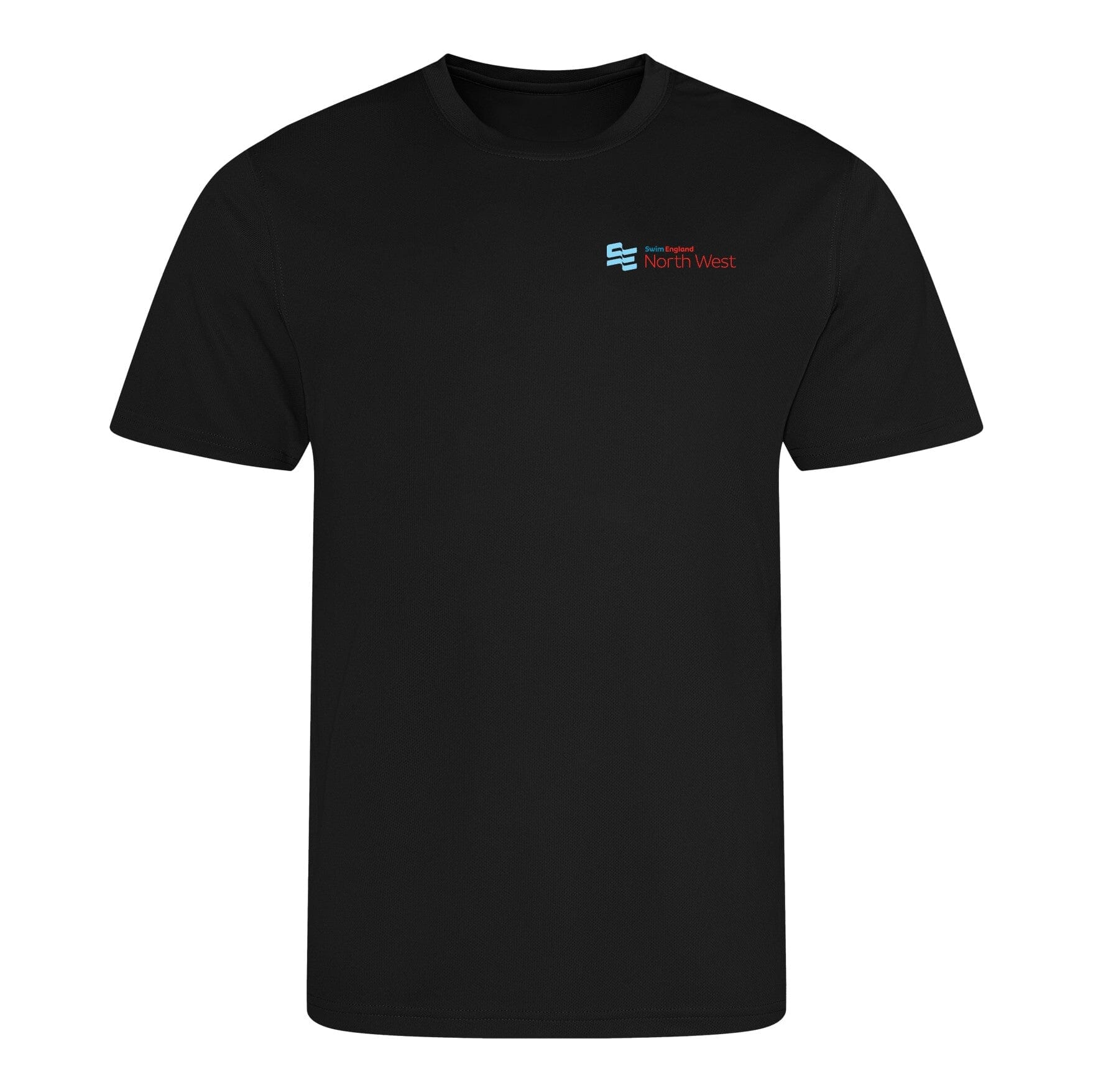 Swim England North West Summer Championships 2025 T-Shirt - Jet Black - Official Competition Swimwear for Athletes & Fans