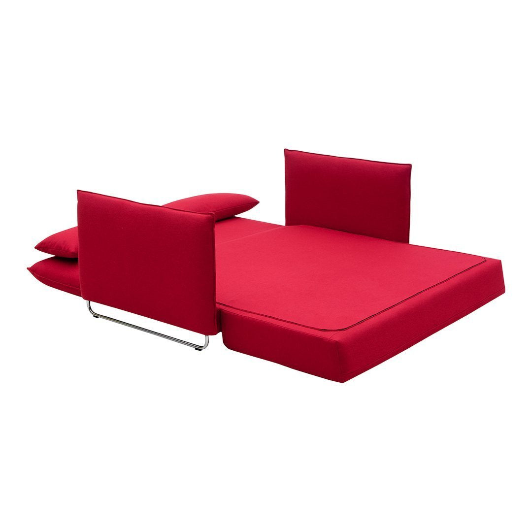 Busk Hertzog Cord Sofa Bed - Convertible Sleeper Sofa with Softline Fabric for Small Spaces | Perfect for Apartments, Guest Rooms & Home Offices