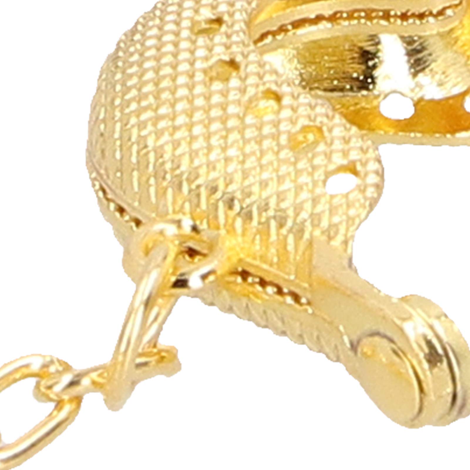 Vintage Carved Metal Purse Frame - DIY Handbag Clasp Buckle for Purses, Bags & Wallets (Gold B01-028-00519) | Perfect for Crafting, Sewing Projects & Fashion Accessories