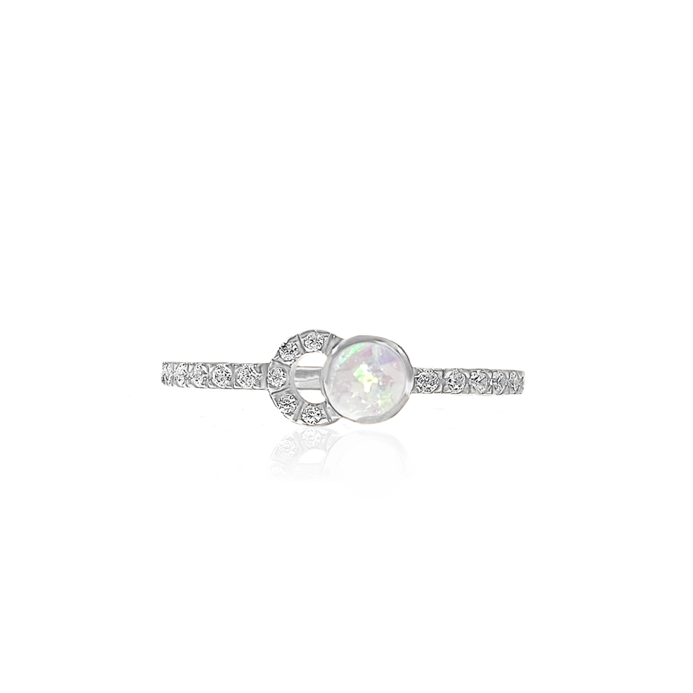 Ashes Mirage: 14K Gold Ashes Ring for Men & Women - Elegant Memorial Jewelry for Cremation, Remembrance & Special Occasions