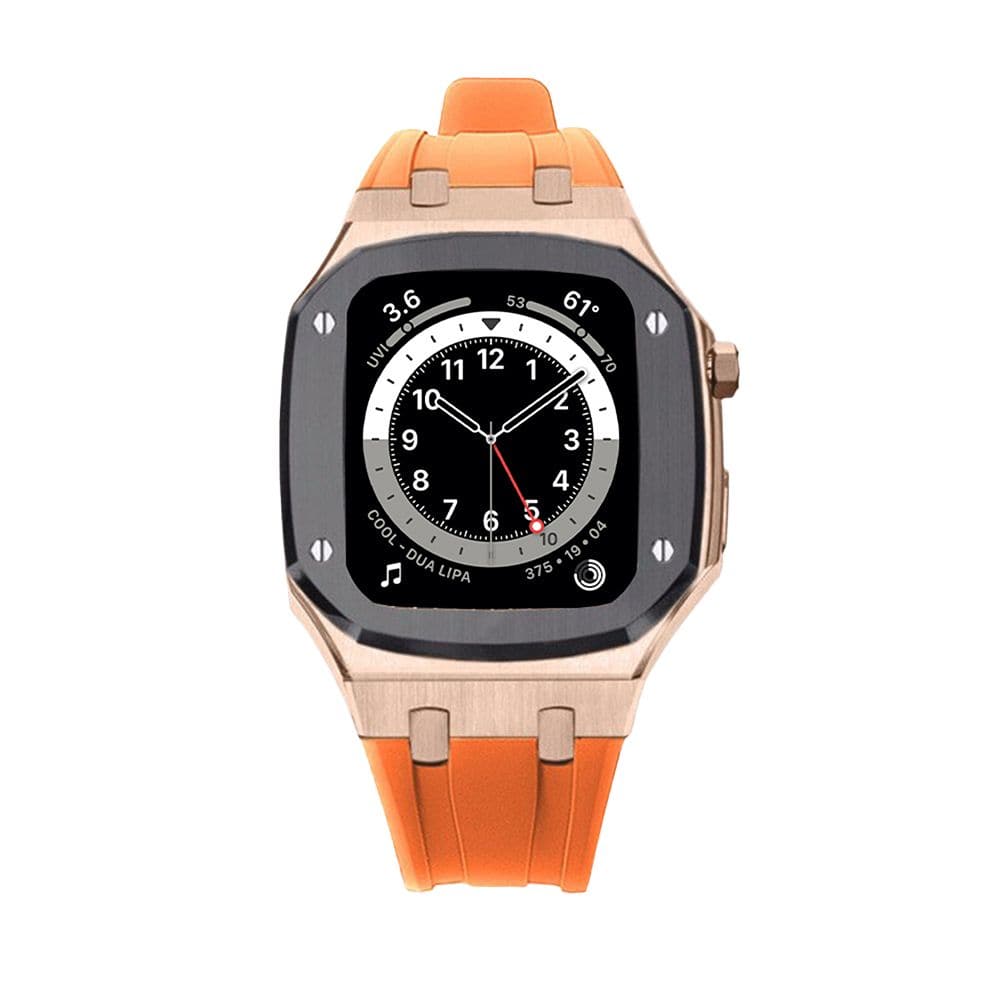 Apple Watch Rugged Rubber Case for iWatch Series 6/7 - Shockproof Protective Cover for Outdoor Sports & Fitness Activities