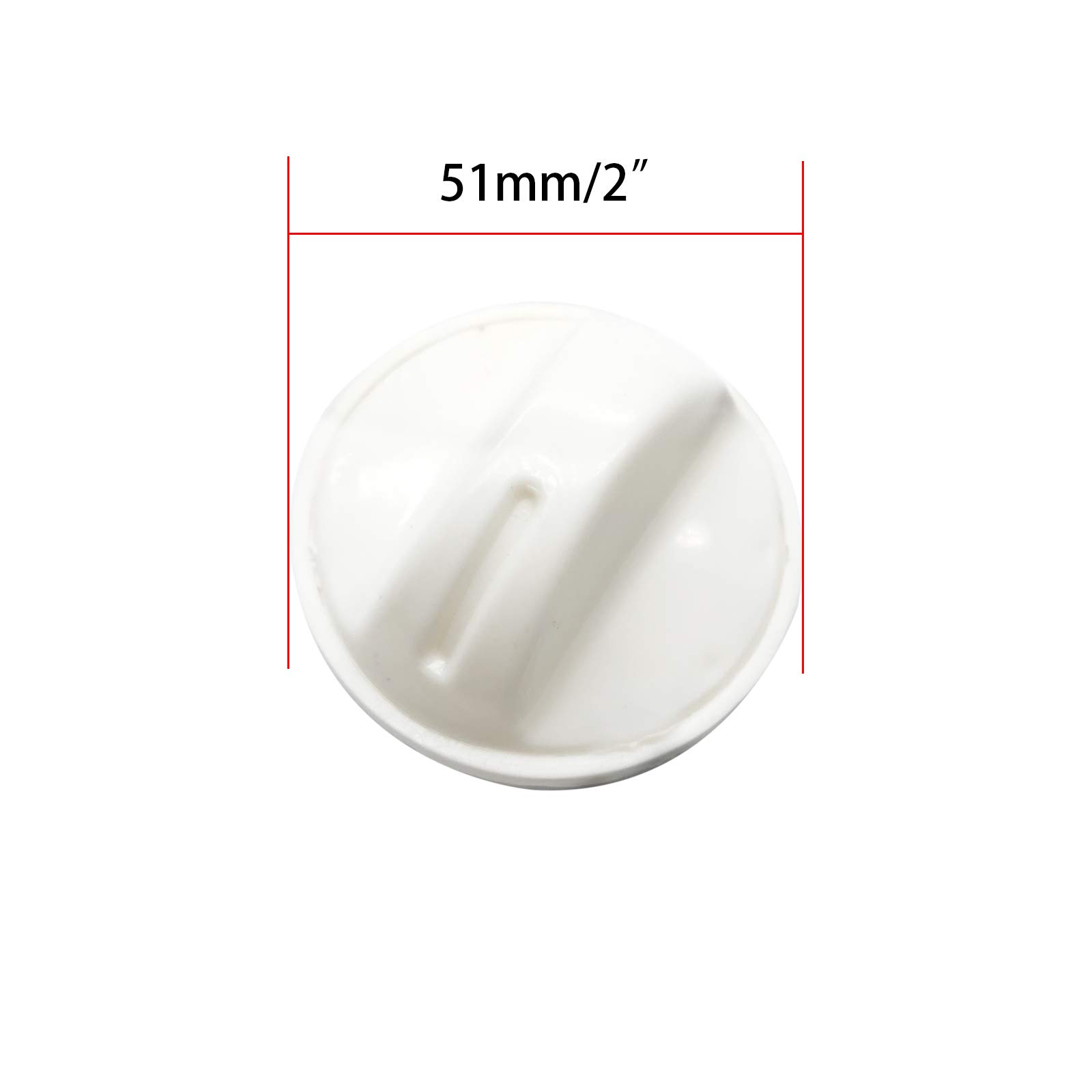 10-Piece Universal Washing Machine Switch Knob Set - Replacement Timer Knobs for Hotpoint Dryer (White) - Perfect for Laundry Room Appliance Repair & Maintenance