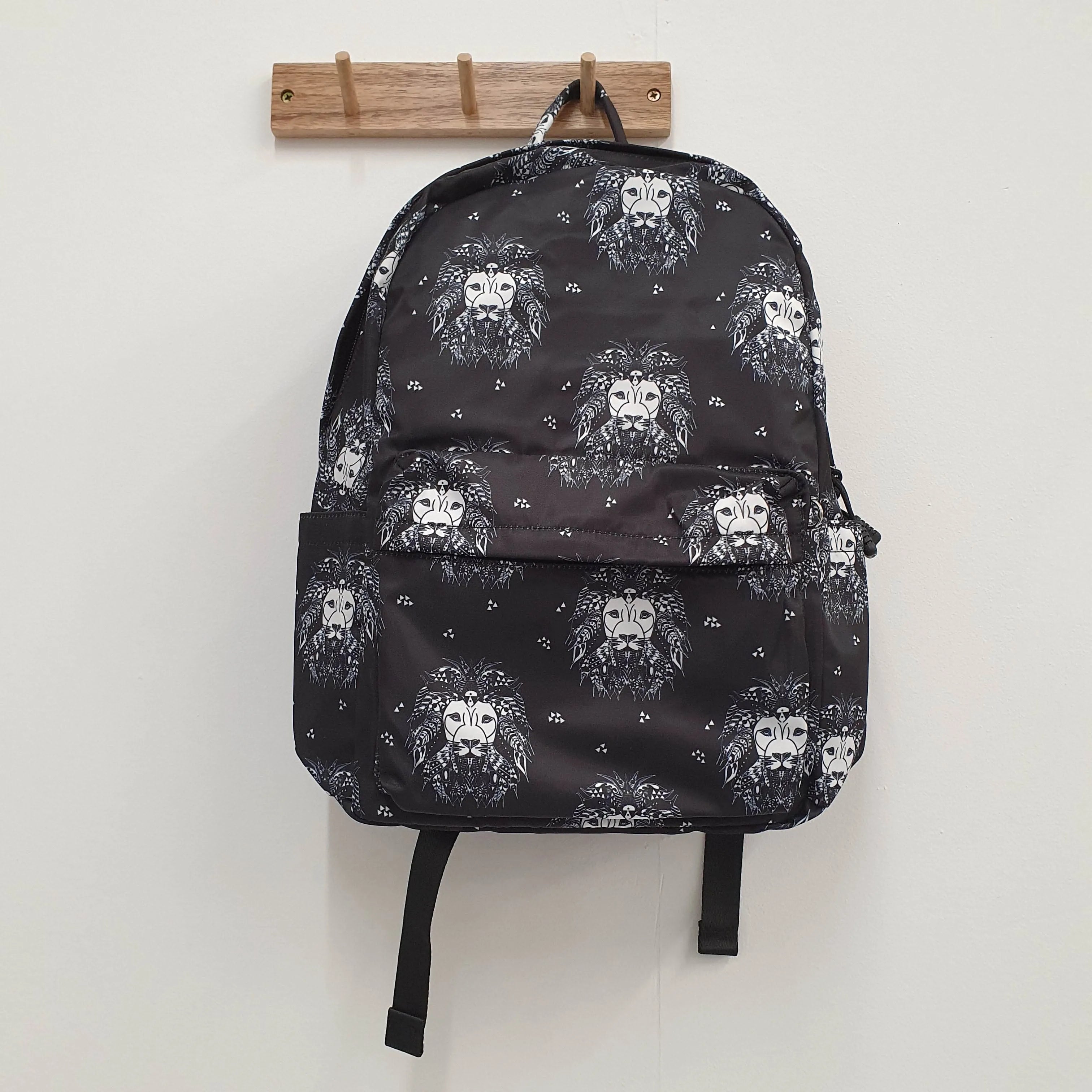 Mini Toddler Backpack - Cute Lion Design for Boys & Girls | Lightweight Preschool Bag for Daycare, Travel & Outdoor Adventures