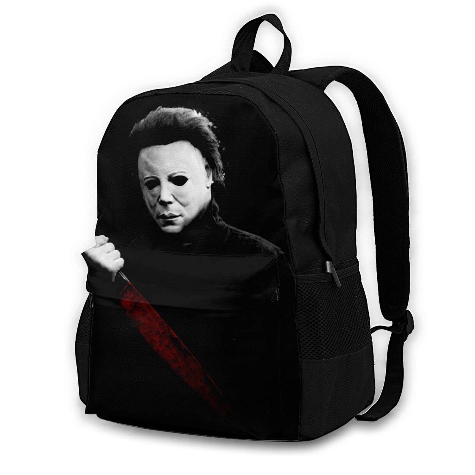 Michael Myers Backpack for Men & Women - Durable Laptop Backpack for Outdoor Travel, Hiking & College - Perfect for Halloween Cosplay & Horror Fans