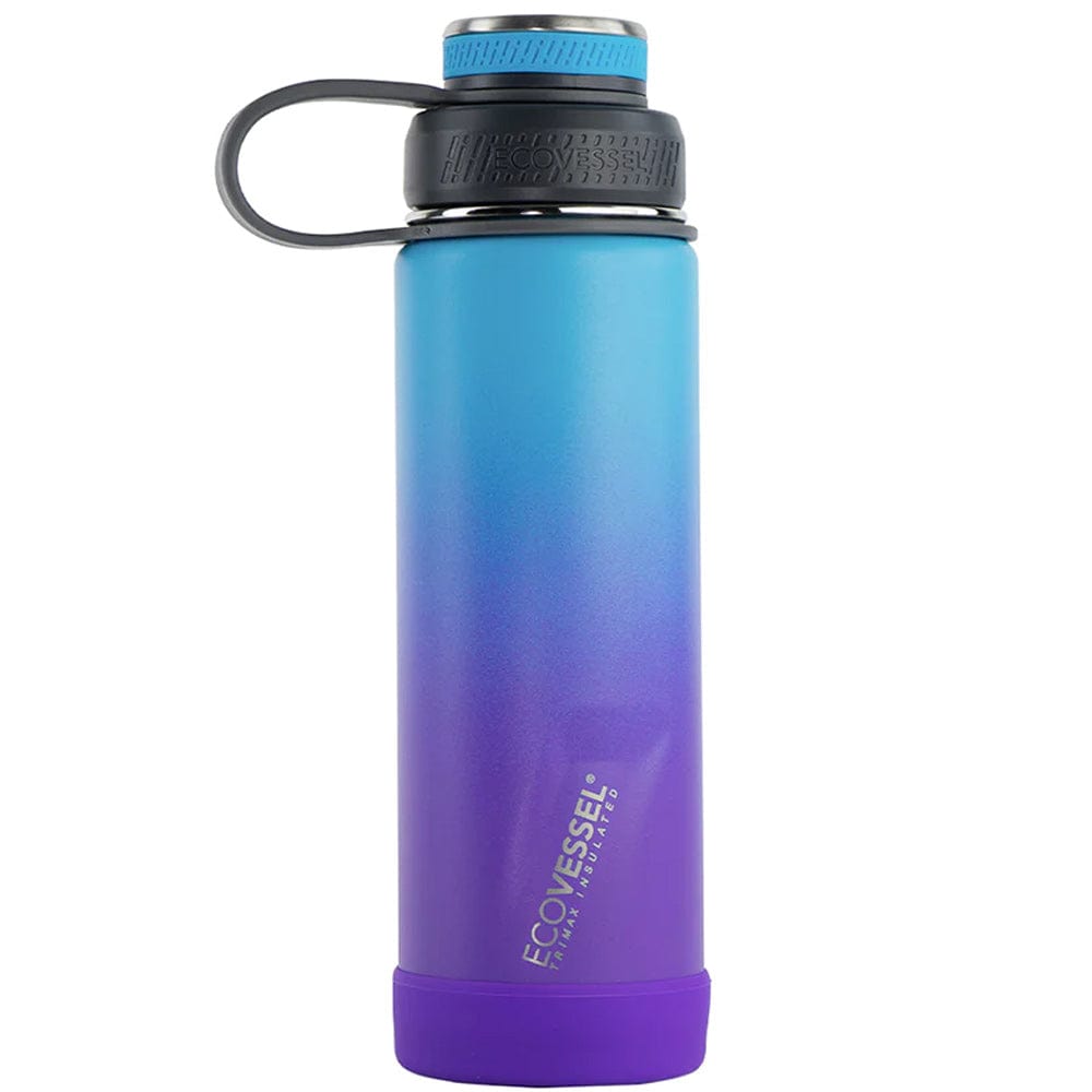 EcoVessel Boulder Triple Insulated Stainless Steel Water Bottle 591ml (20oz) - Keeps Drinks Hot/Cold for Hours - Perfect for Hiking, Gym & Outdoor Activities