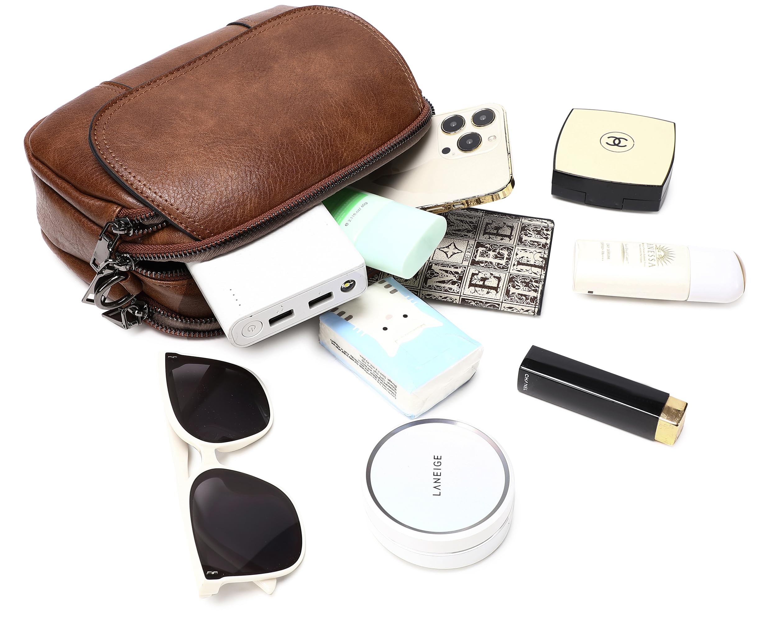 SQLP Mini Crossbody Bags for Women - Cute Small Purse with Adjustable Guitar Strap, Lightweight Shoulder Handbag for Daily Use, Travel & Shopping