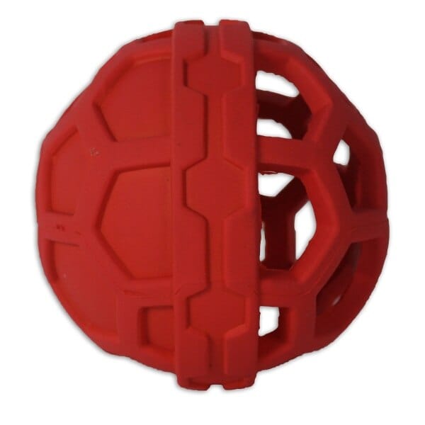 JW Treat N Squeak Ball - Interactive Treat Dispensing Dog Toy for Small & Medium Dogs - Fun Training & Chewing Toy for Indoor & Outdoor Play