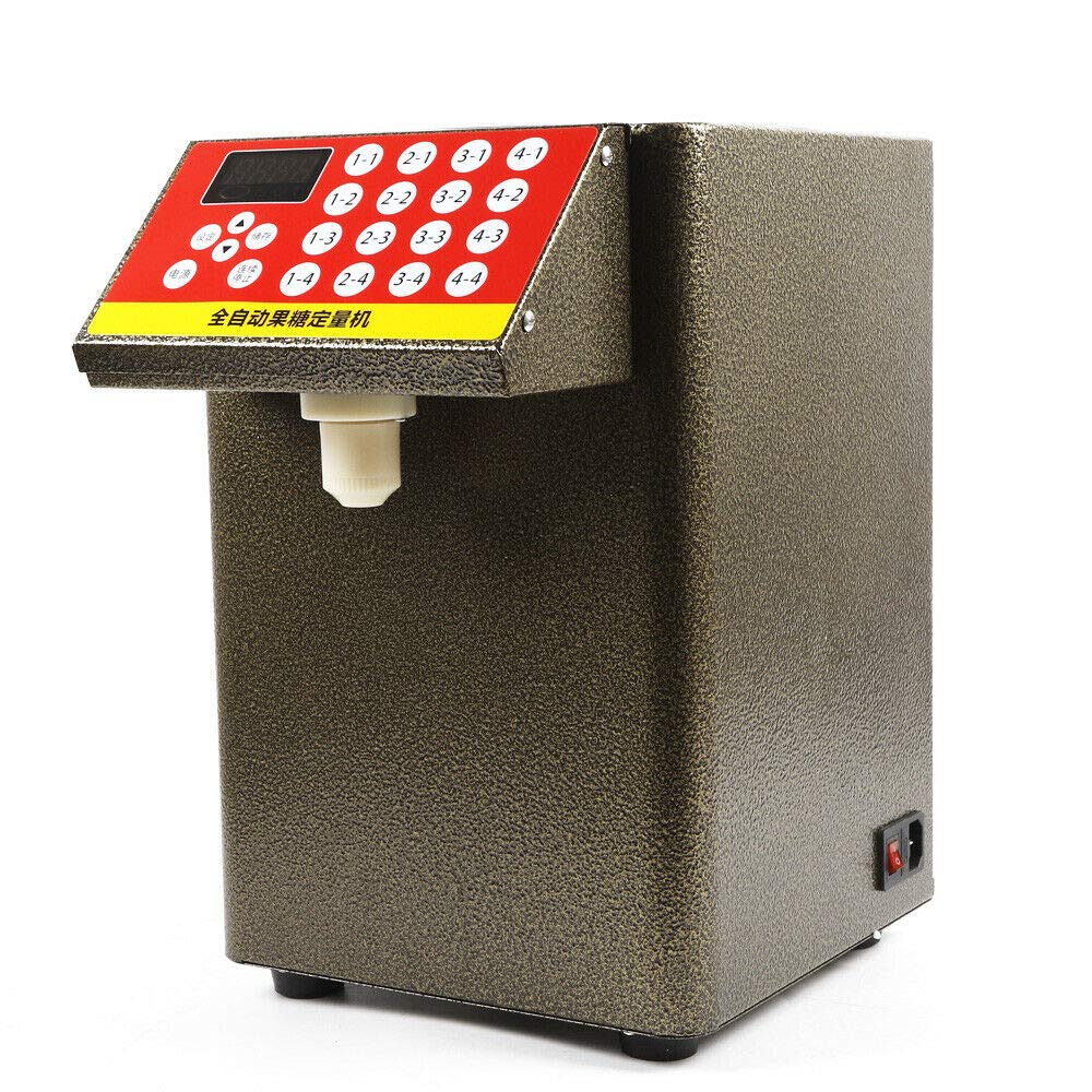 Automatic Fructose Dispenser 2.1 Gallon - Sugar Syrup Dispenser Machine 110V for Bubble Tea, Milk Tea & Soft Drinks | Commercial Drink Equipment for Cafes, Tea Shops & Dessert Stores