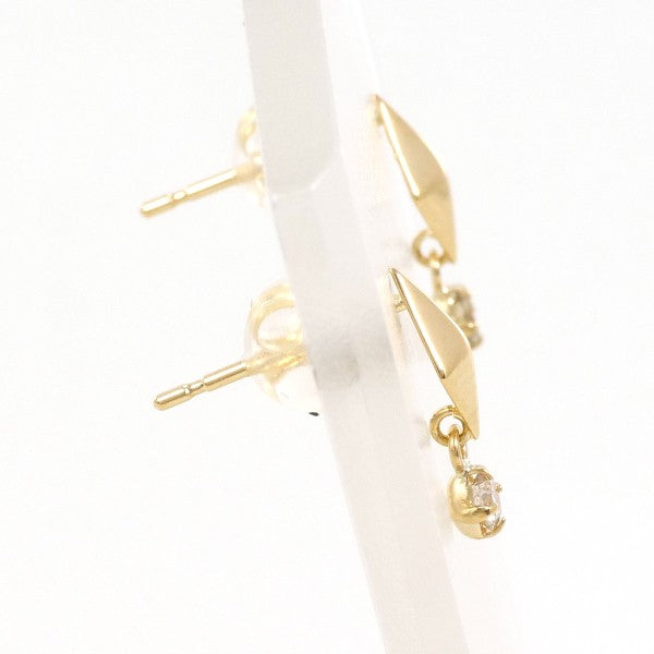 18K Yellow Gold Diamond Stud Earrings for Women - Elegant & Luxurious Jewelry Gift for Wedding, Anniversary & Special Occasions