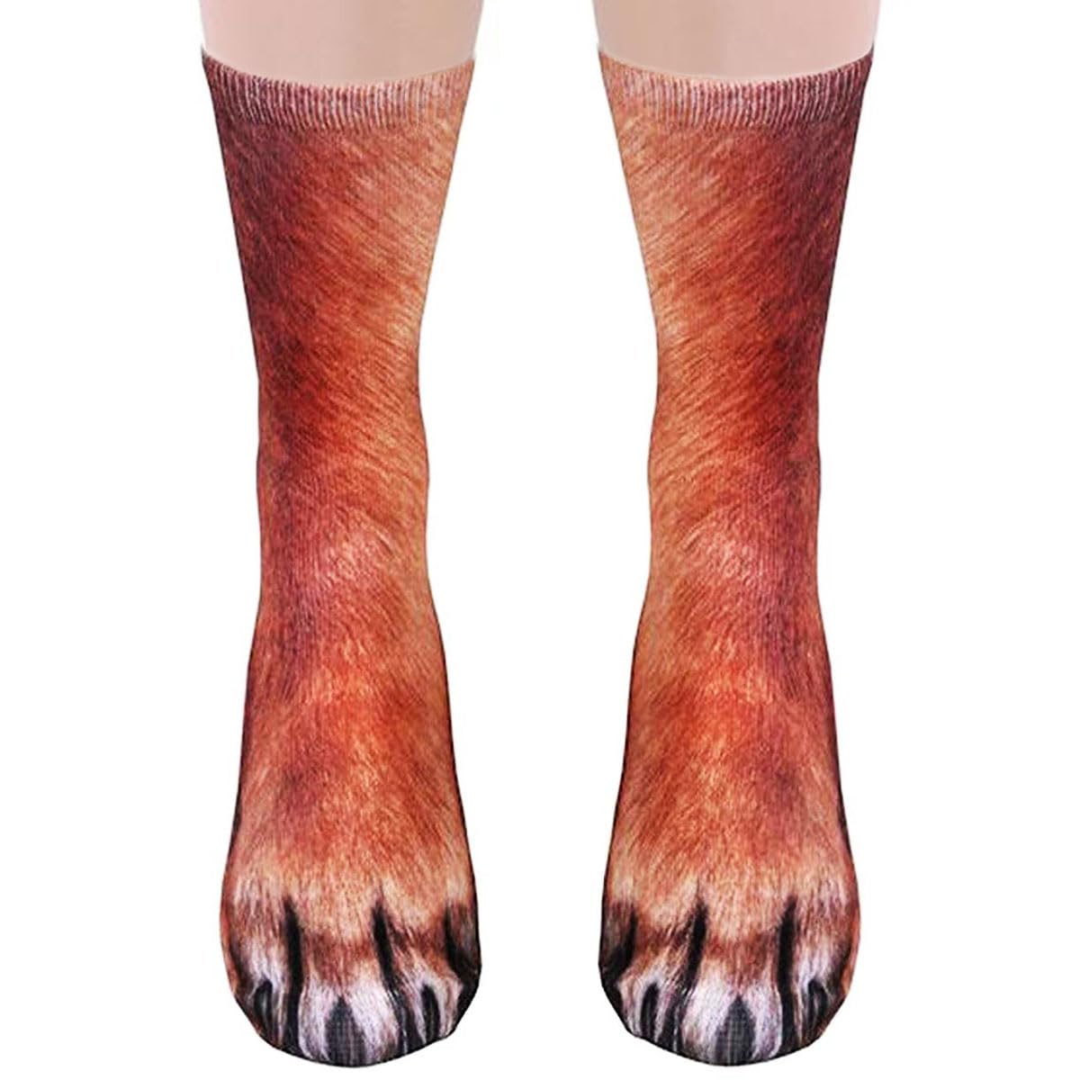 Funny Animal Paw Socks - Cute Novelty Gift for Men, Women, Teens & Girls - Perfect for Birthday, Christmas, White Elephant & Gag Gifts - Cozy Stocking Stuffers for Pet Lovers & Animal Enthusiasts - Great for Parties, Secret Santa & Everyday Wear