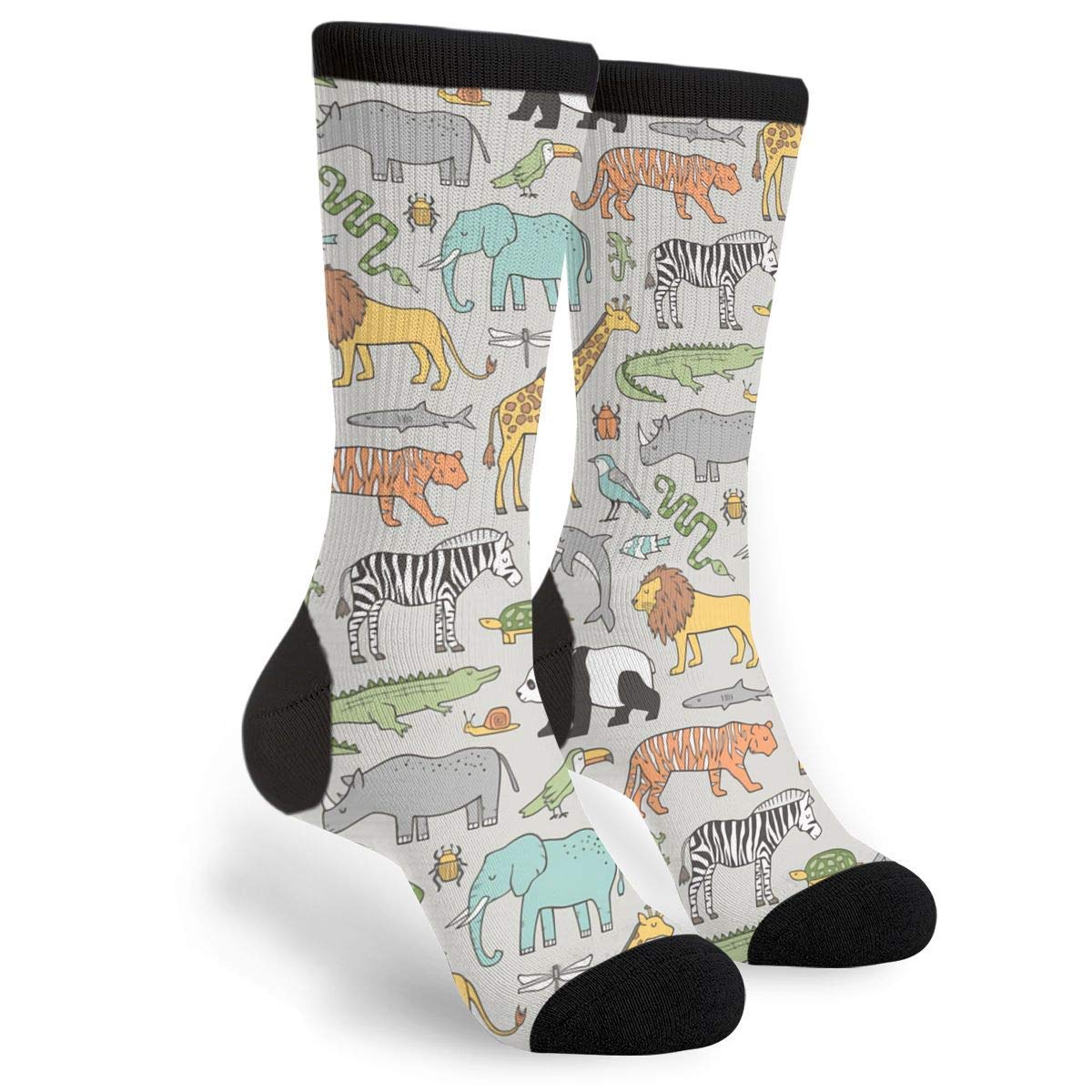 Funny Novelty Dress Socks for Men & Women - Colorful Crew Socks with Personality - Perfect Gift for Christmas, Office or Casual Wear
