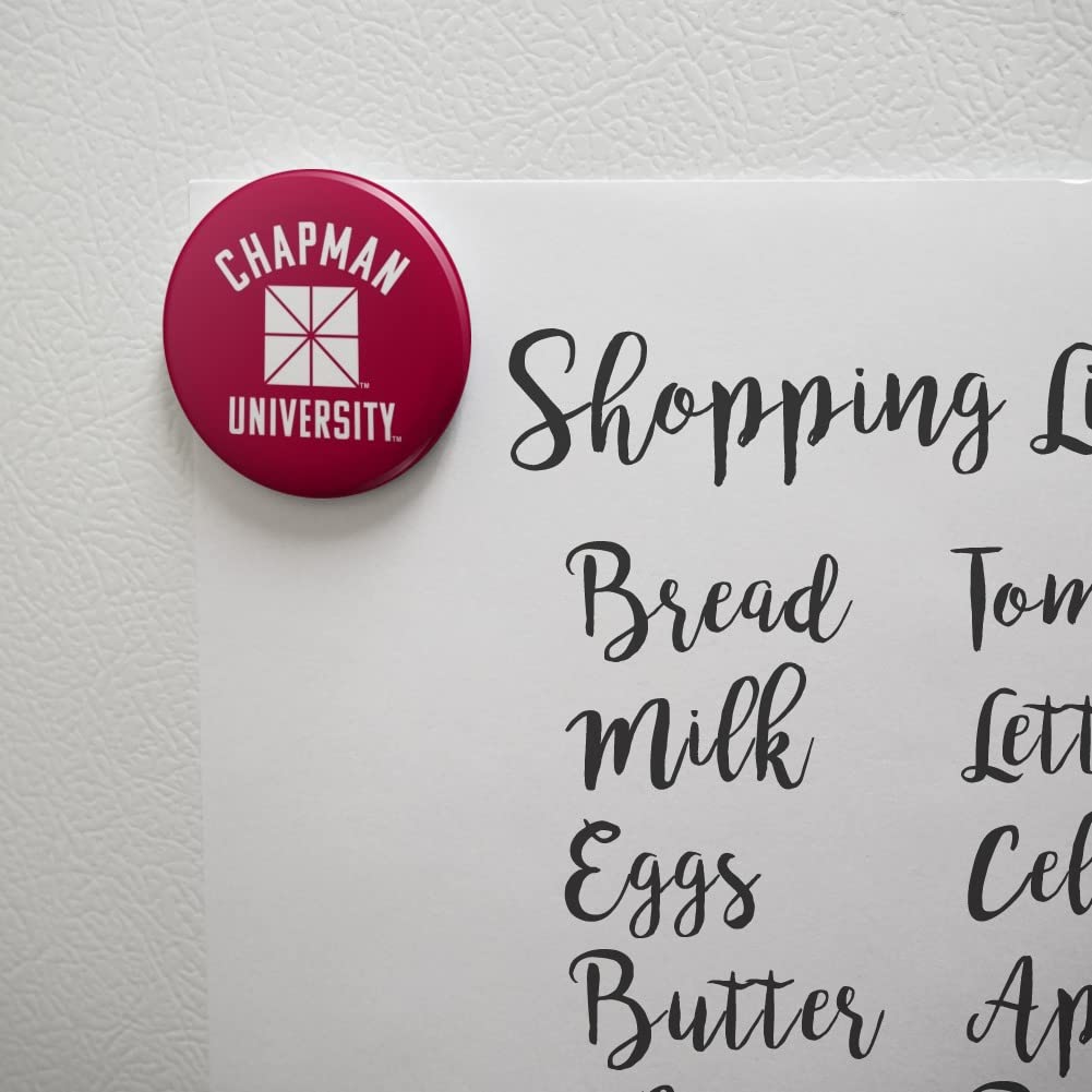 Chapman University Panthers Logo Refrigerator Magnet - Strong Kitchen & Locker Decorative Magnet for Fridge, Office, Dorm Room, and School Lockers - Show Your School Spirit with This Durable Button Magnet