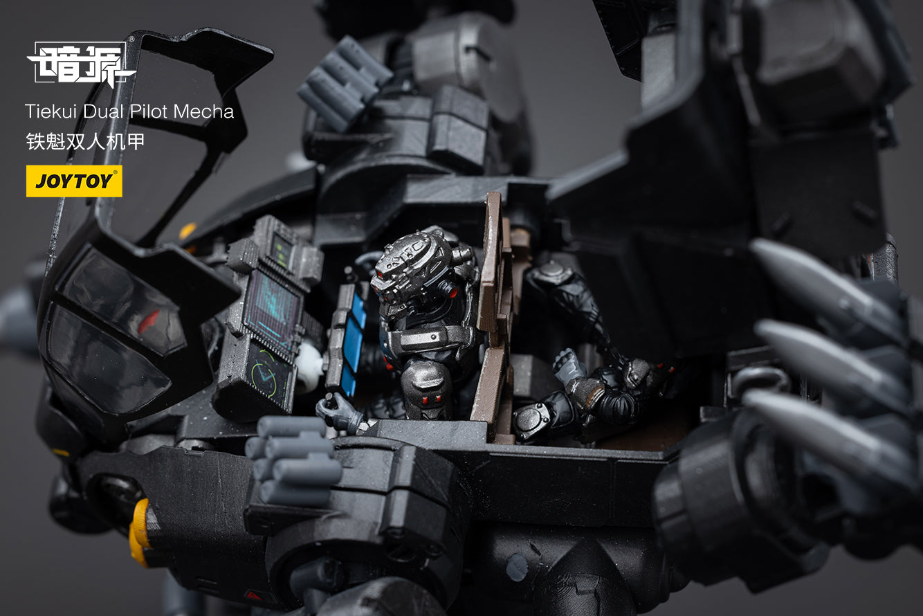 JOYTOY 1/25 Scale Tiekui 01 Dual Pilot Mecha Action Figure - Collectible Robot Model Toy for Display & Battle Scenes