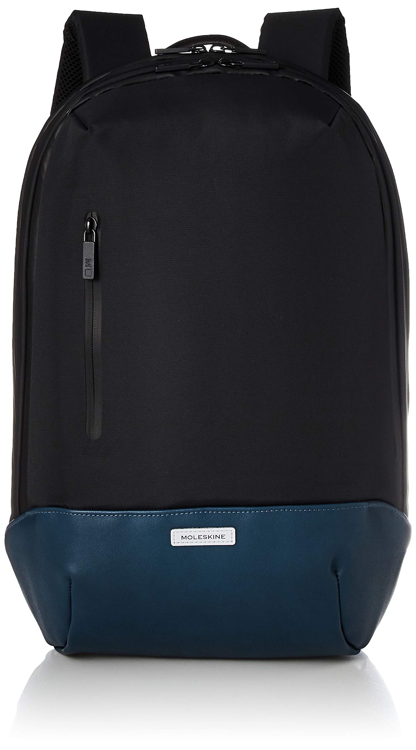 Moleskine Metro Backpack for Men & Women - 15-Inch Laptop Business Backpack in Black & Sapphire Blue - Perfect for Work, Travel & Daily Commute