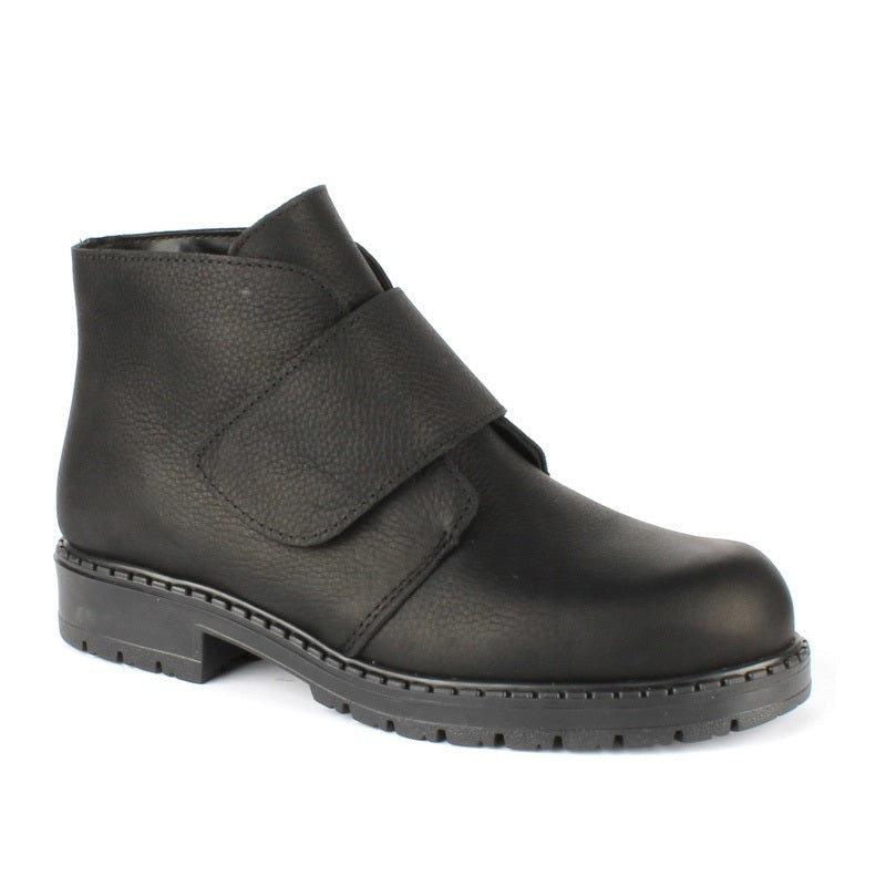Men's Jack Leather Velcro Boots - Durable & Comfortable Work Boots for Construction, Hiking & Outdoor Activities