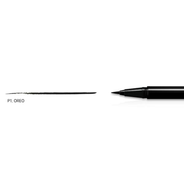 MERZY The First Pen Eyeliner - Waterproof Liquid Eyeliner for Precise Winged Liner & Cat Eye Makeup | Long Lasting & Smudge Proof | Perfect for Daily Use, Parties & Special Occasions