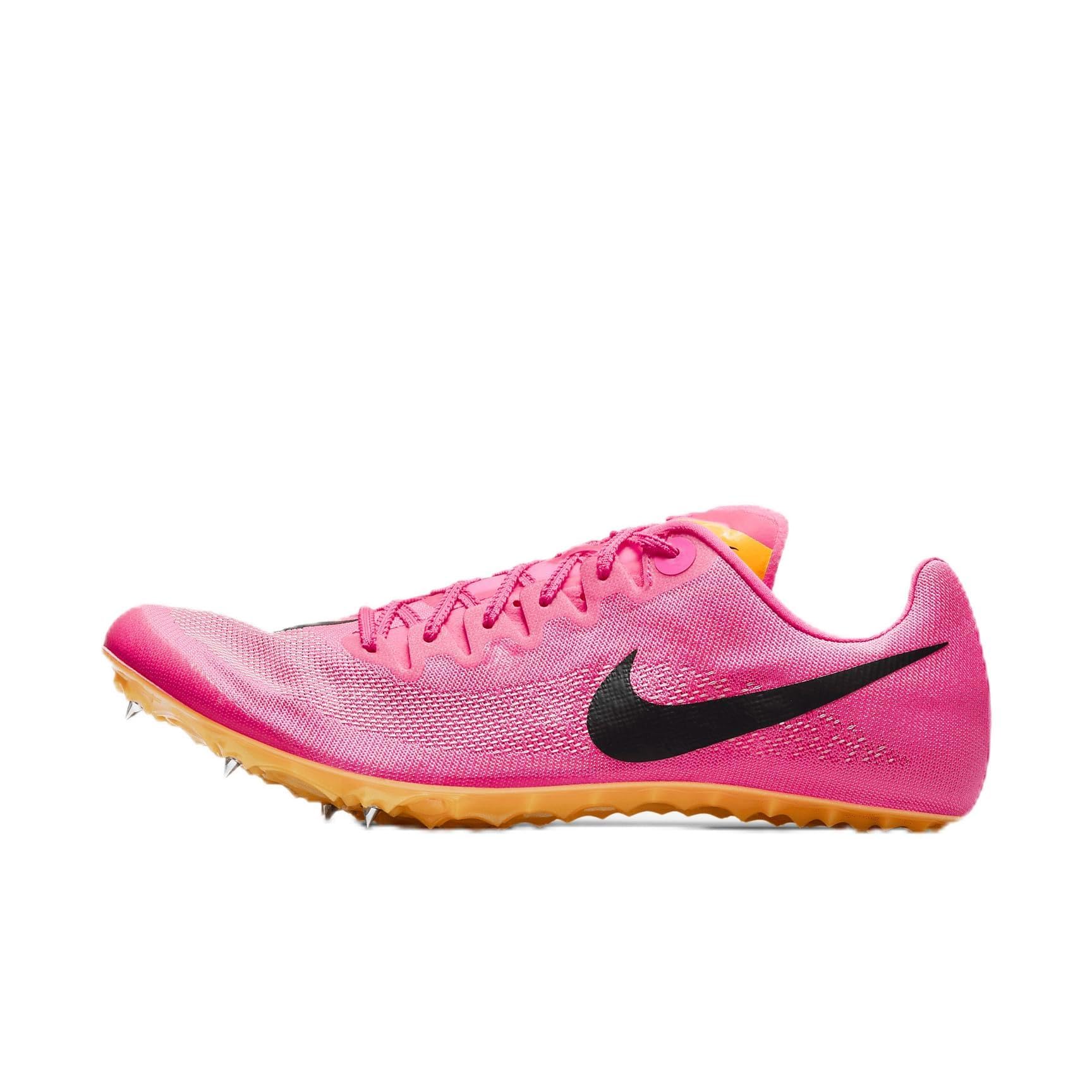Nike Ja Fly 4 Track and Field Sprinting Spikes - Men's/Women's Running Shoes for Sprinters (DR2741-100, Sail/Light Lemon Twist/Fierce Pink) | Perfect for Track Meets, Training & Competitive Racing