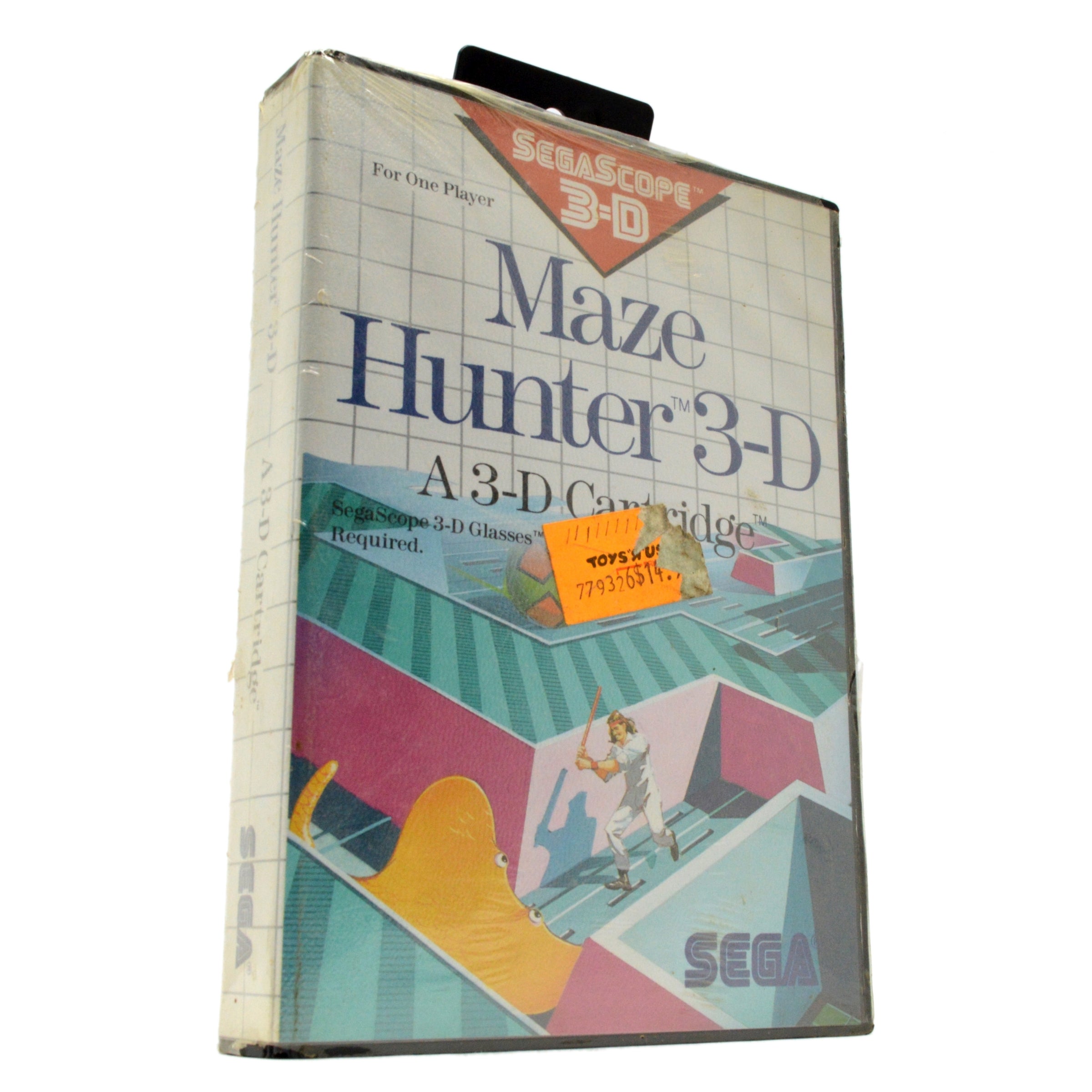 Vintage SEGA Master System Maze Hunter 3D SMS SegaScope Sealed Video Game (1988) - Perfect for Retro Gaming Collectors & Classic Console Enthusiasts