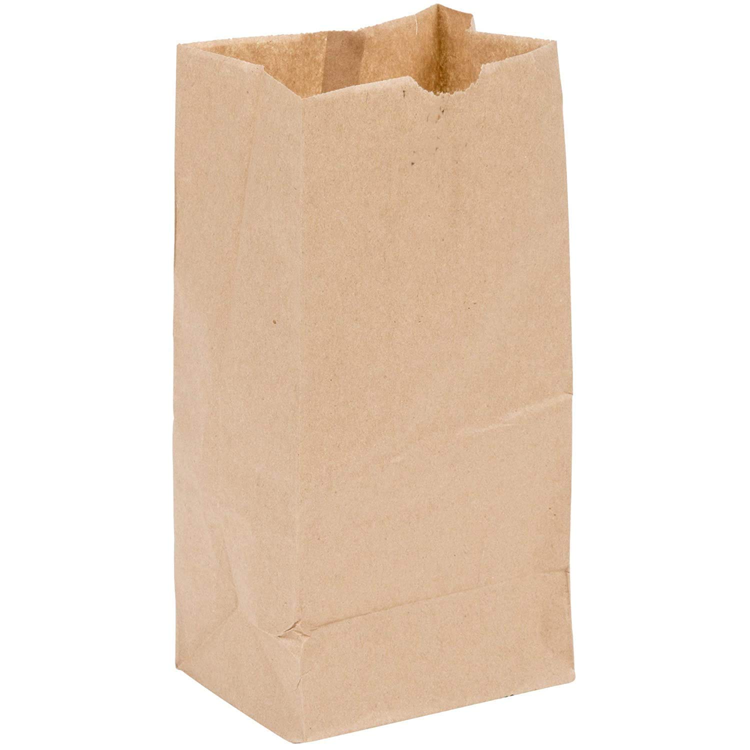 Eco-Friendly Brown Paper Bags 8lb - Perfect Stix Kraft Lunch Bags for Groceries, Takeout & Picnics - Durable & Compostable Food Storage Solution