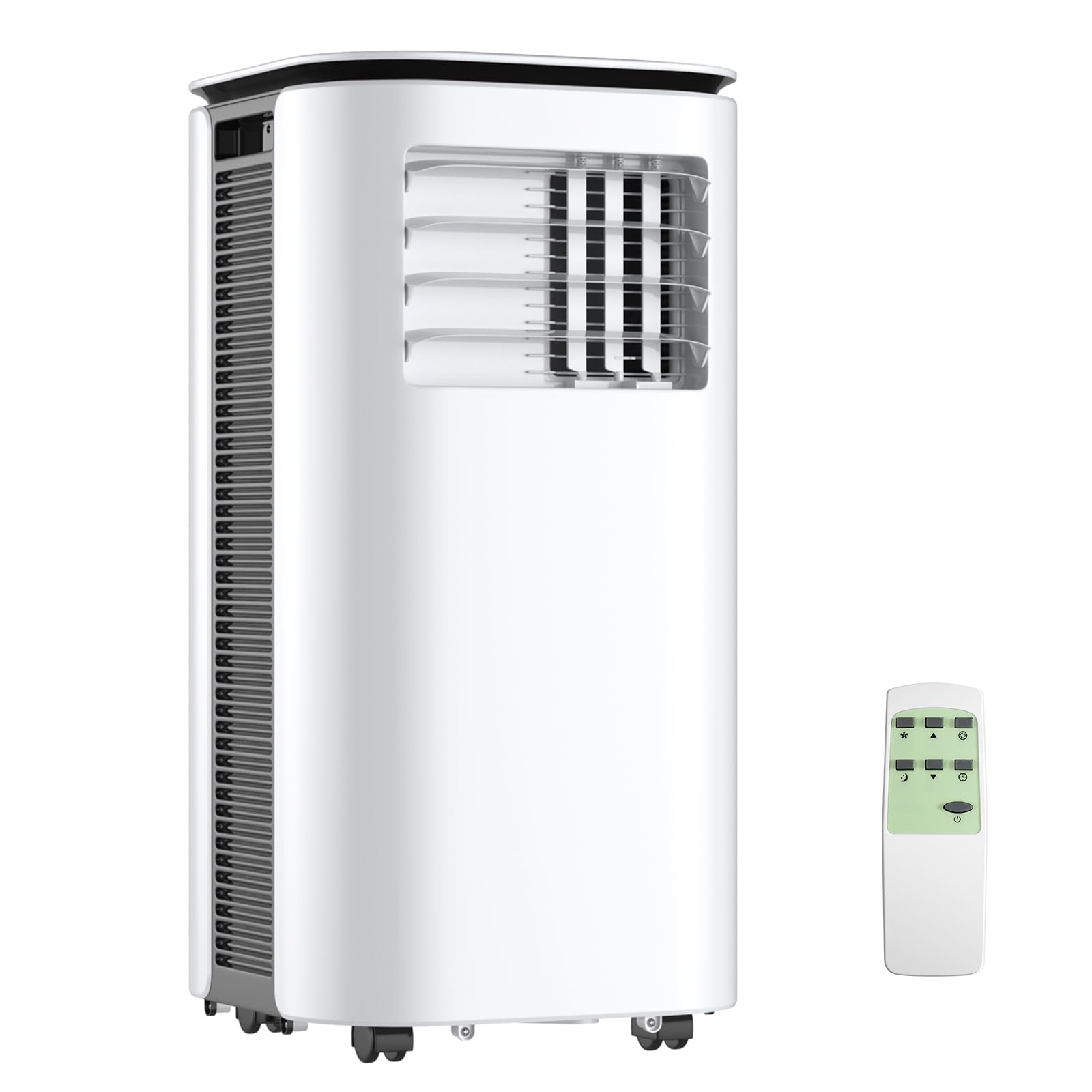 ARLIME 9000 BTU Portable Air Conditioner with Remote Control - 2 Speed Fan, Cools Up to 350 Sq.Ft, 24H Timer & Window Kit - Energy Efficient Floor AC Unit for Bedroom, Office, Dorm, RV - Perfect for Summer Cooling & Small Space Comfort