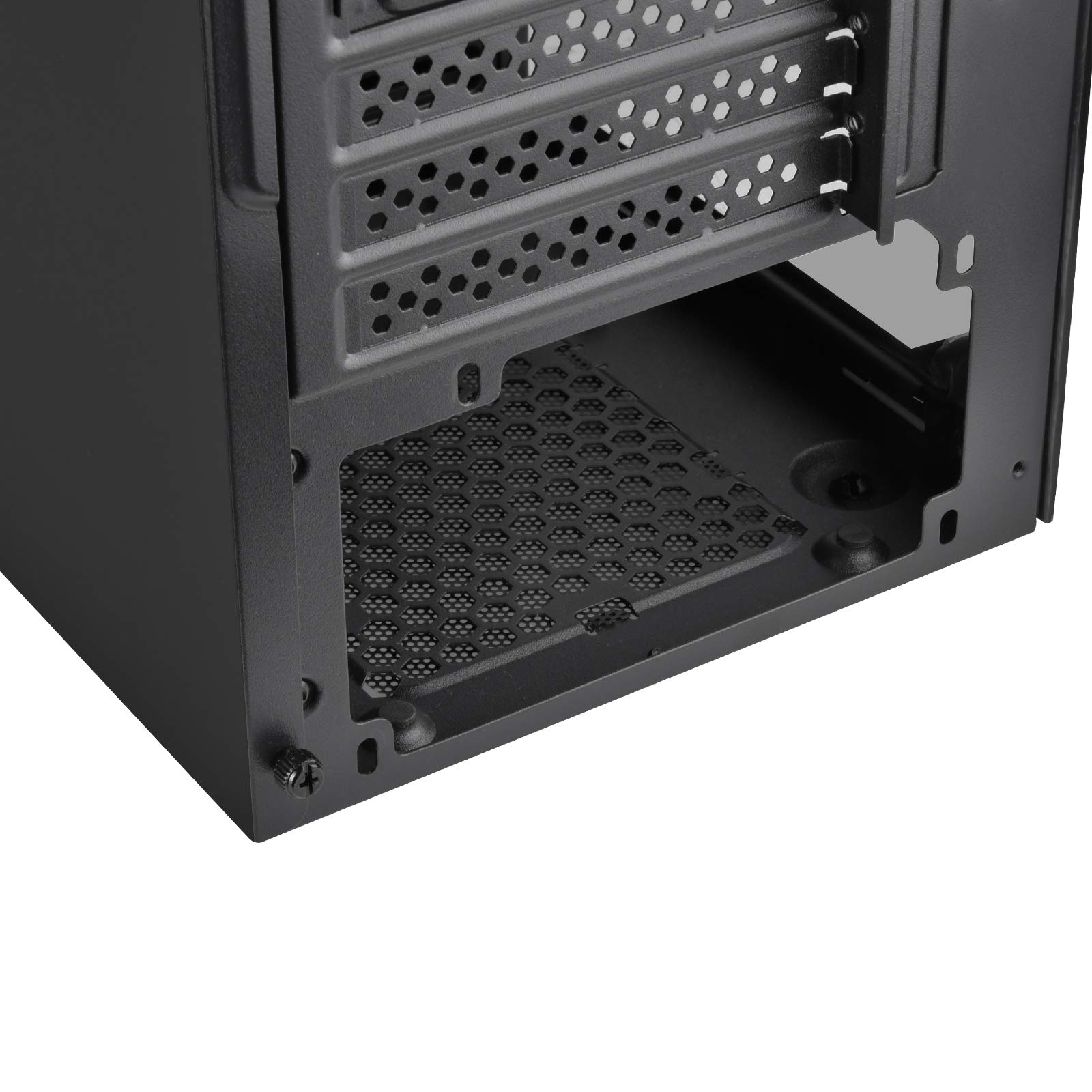 SilverStone Technology PS15 PRO Micro-ATX PC Case - Compact Tower Chassis with Excellent Airflow & Cooling Performance, Tempered Glass Side Panel (SST-PS15B-PRO) - Perfect for Gaming Rigs, Home Office & Small Form Factor Builds