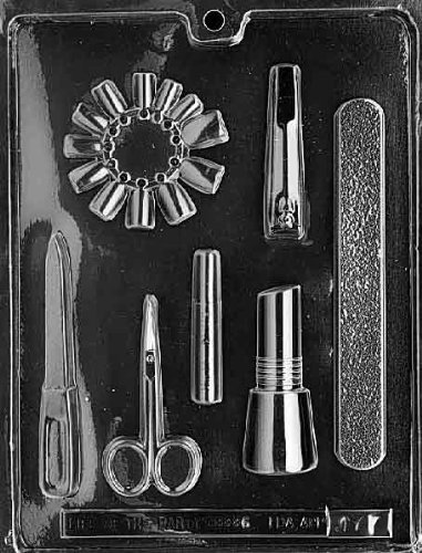 Professional Manicure Kit Chocolate Mold - DIY Candy & Soap Making Supplies for Baking, Crafts, and Spa Gifts | Perfect for Home Beauty Care, Party Favors, and Creative Projects