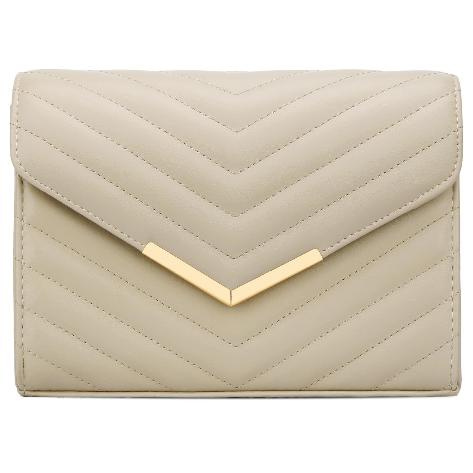 KKXIU Women's Vegan Leather Evening Clutch Purse - Elegant Envelope Handbag for Party, Wedding, Prom & Bridal Events | Perfect for Cocktail Parties, Date Nights & Formal Occasions