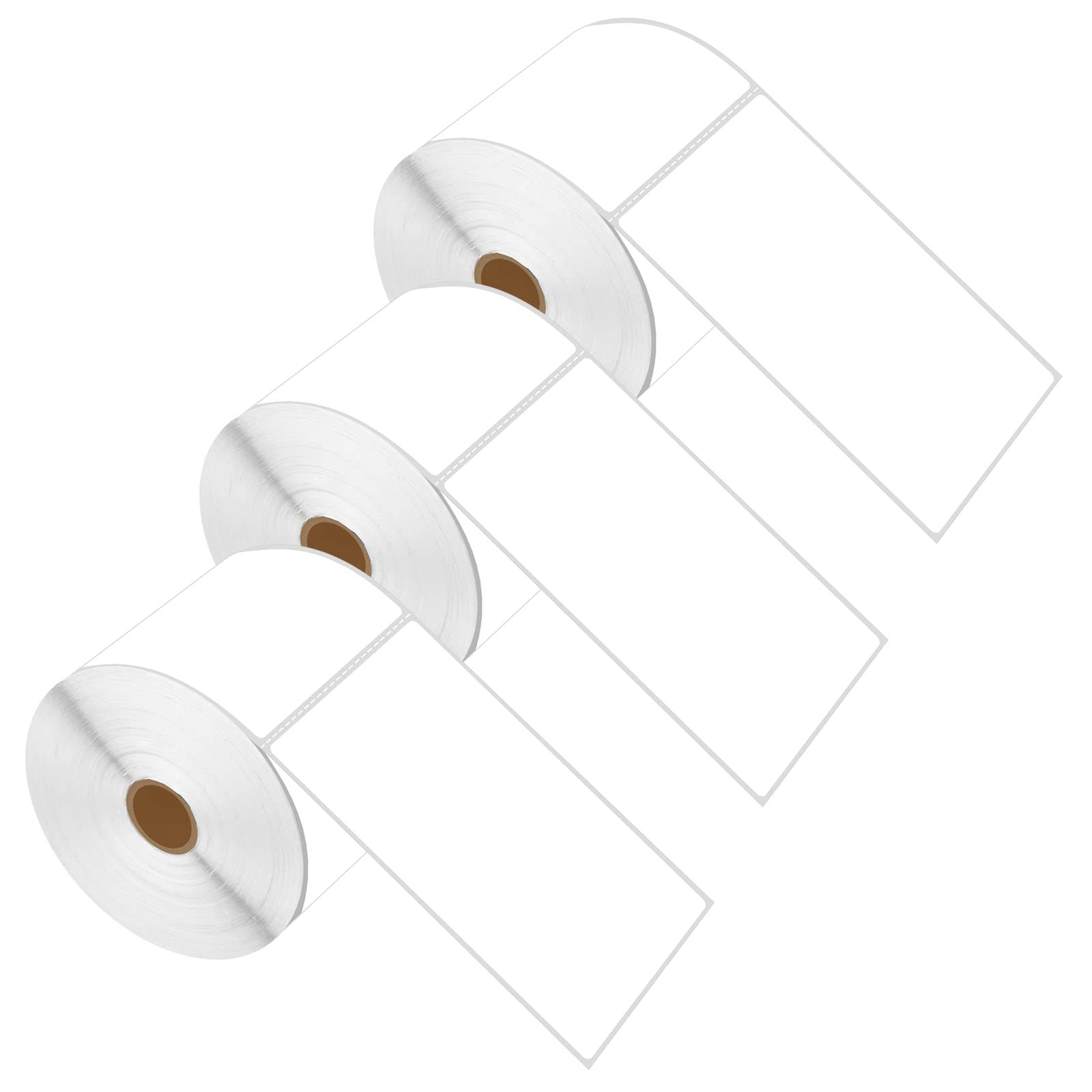 USUPERINK 4'' x 6'' Direct Thermal Shipping Labels (3 Rolls, 500 Labels/Roll) - Perforated UPC Barcode Postage & Address Labels for Zebra, Rollo Label Printers - Perfect for E-commerce, Warehouse & Small Business Shipping