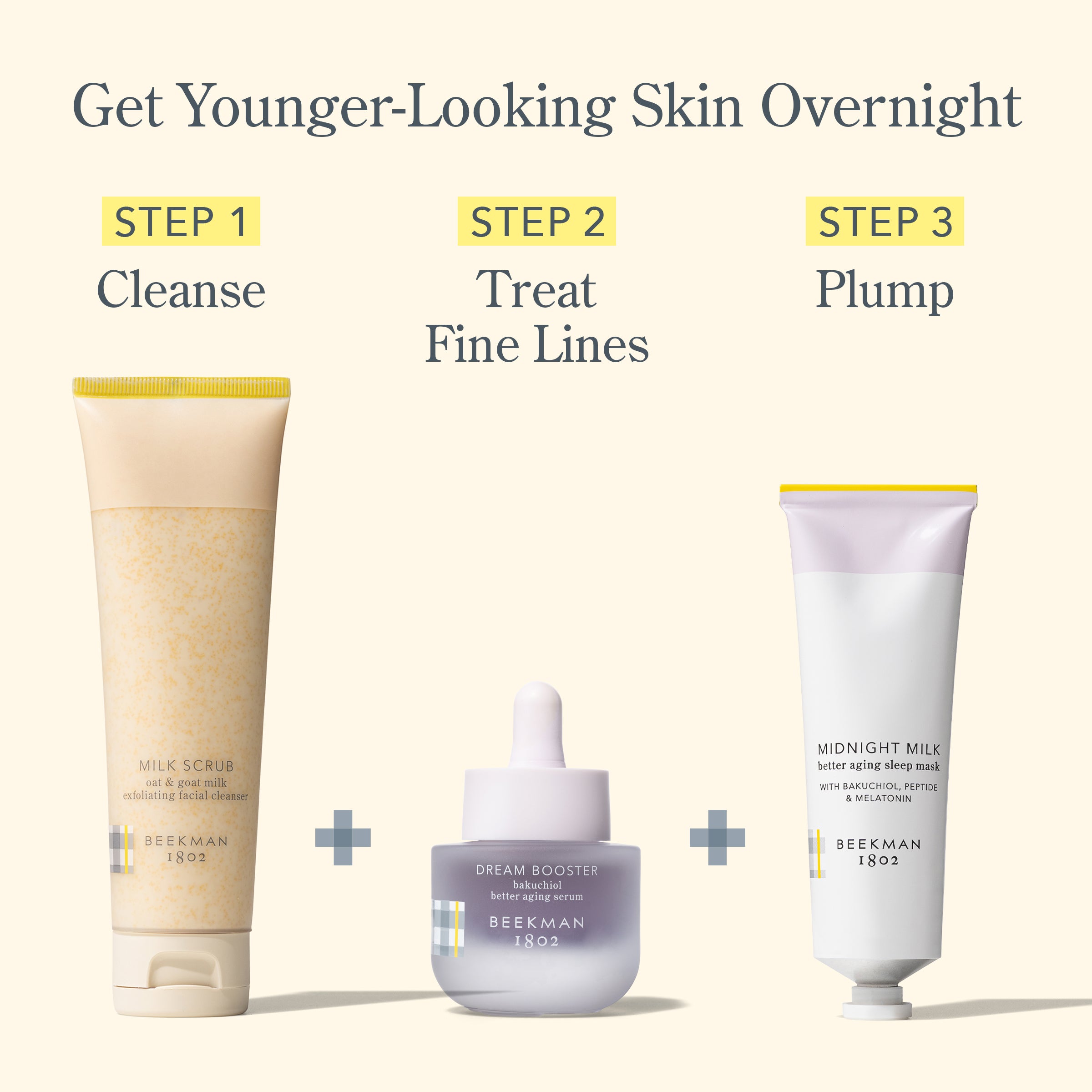 Dream Booster Anti-Aging Bakuchiol Serum for Face - Natural Retinol Alternative, Hydrating & Brightening Skincare - Perfect for Night Routine & Sensitive Skin Care