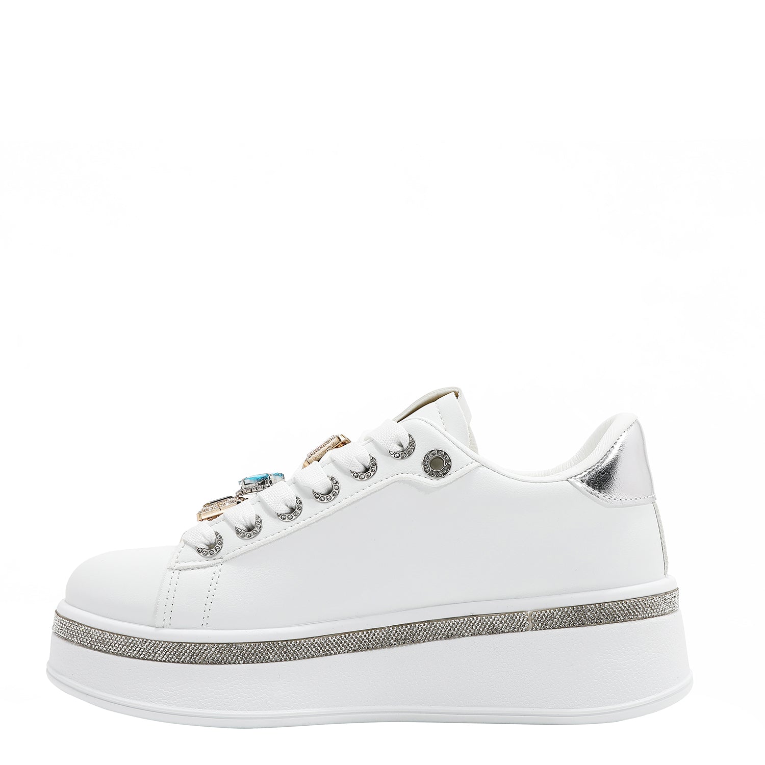 Sparkling Rhinestone Sneakers for Women - Trendy Fashion Shoes for Parties, Weddings & Night Out