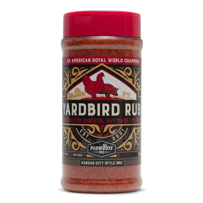 PlowBoys Yardbird Rub - Premium BBQ Seasoning for Chicken, Ribs & Meat - All-Natural Spice Blend for Grilling, Smoking & Roasting - Perfect for Backyard BBQs, Tailgating & Family Gatherings