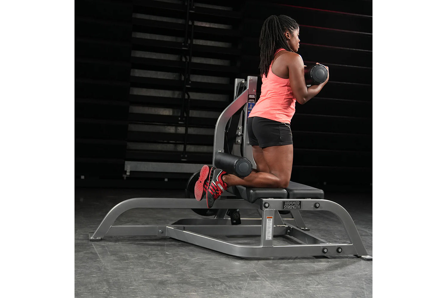 Hammer Strength Assisted Nordic Hamstring Curl Machine - Professional Gym Equipment for Leg Workouts - Perfect for Home & Commercial Use