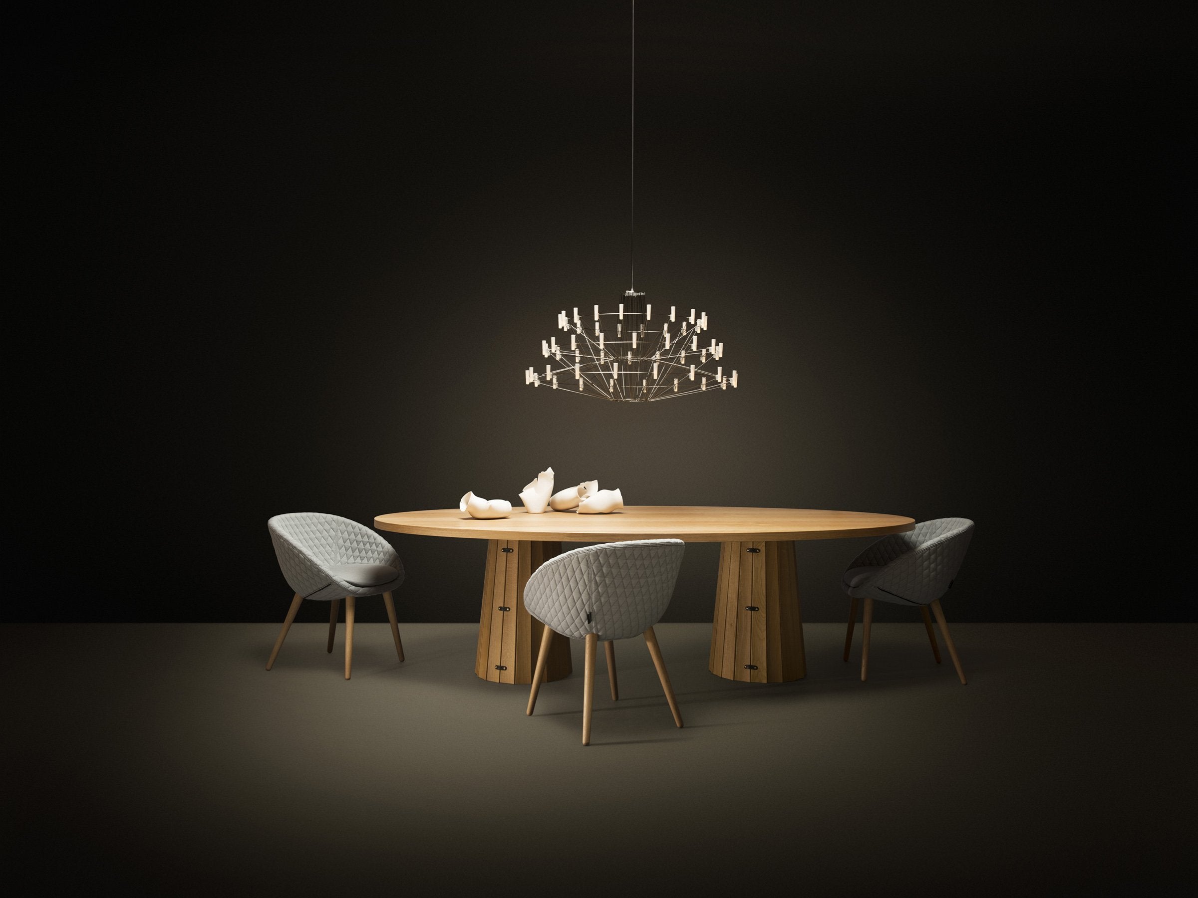 Coppelia Suspended Lamp - Modern Hanging Light Fixture for Living Room, Bedroom & Dining Room | Elegant Ceiling Lighting for Home Decor